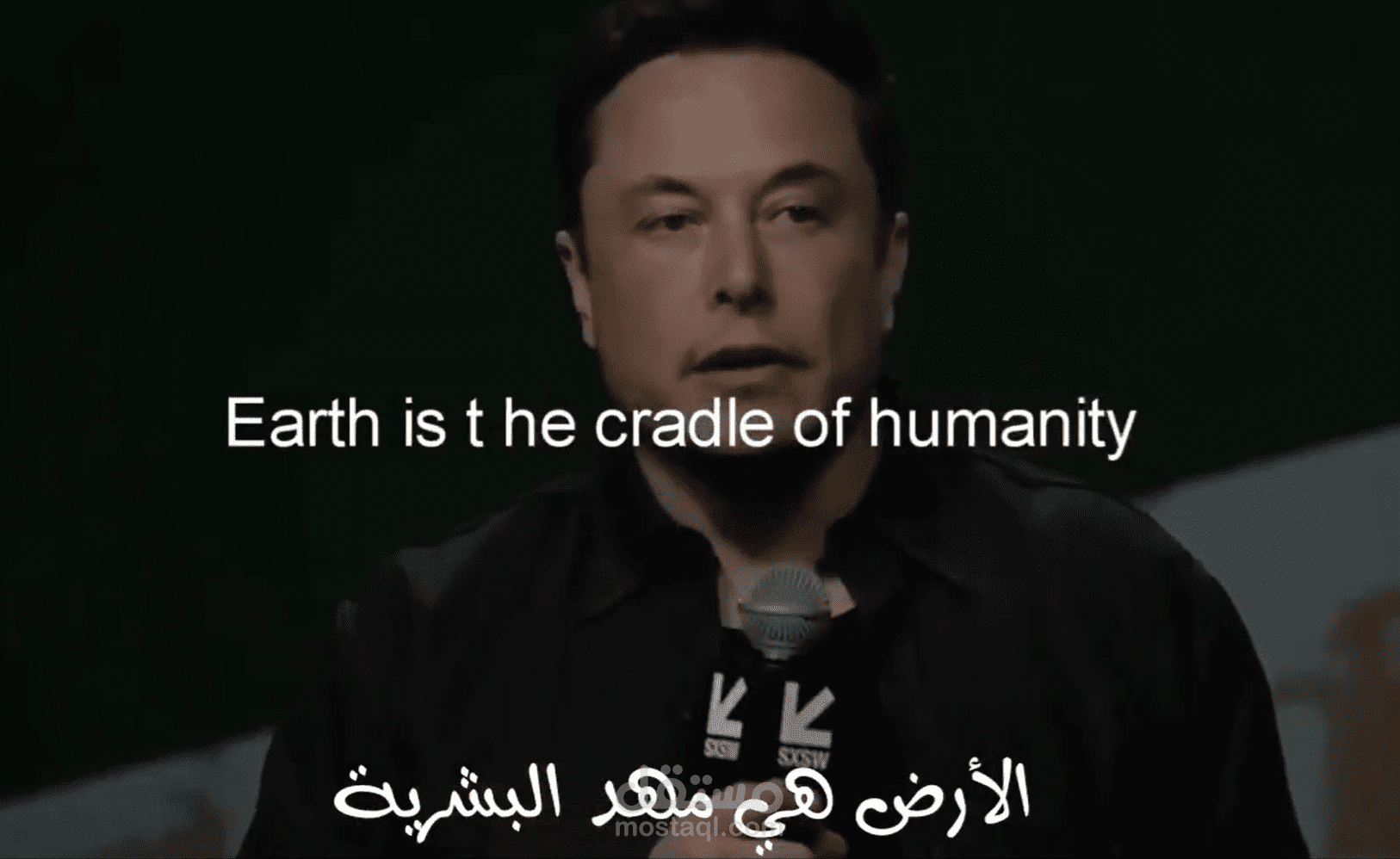 فيديو خطاب ل إيلون ماسك
