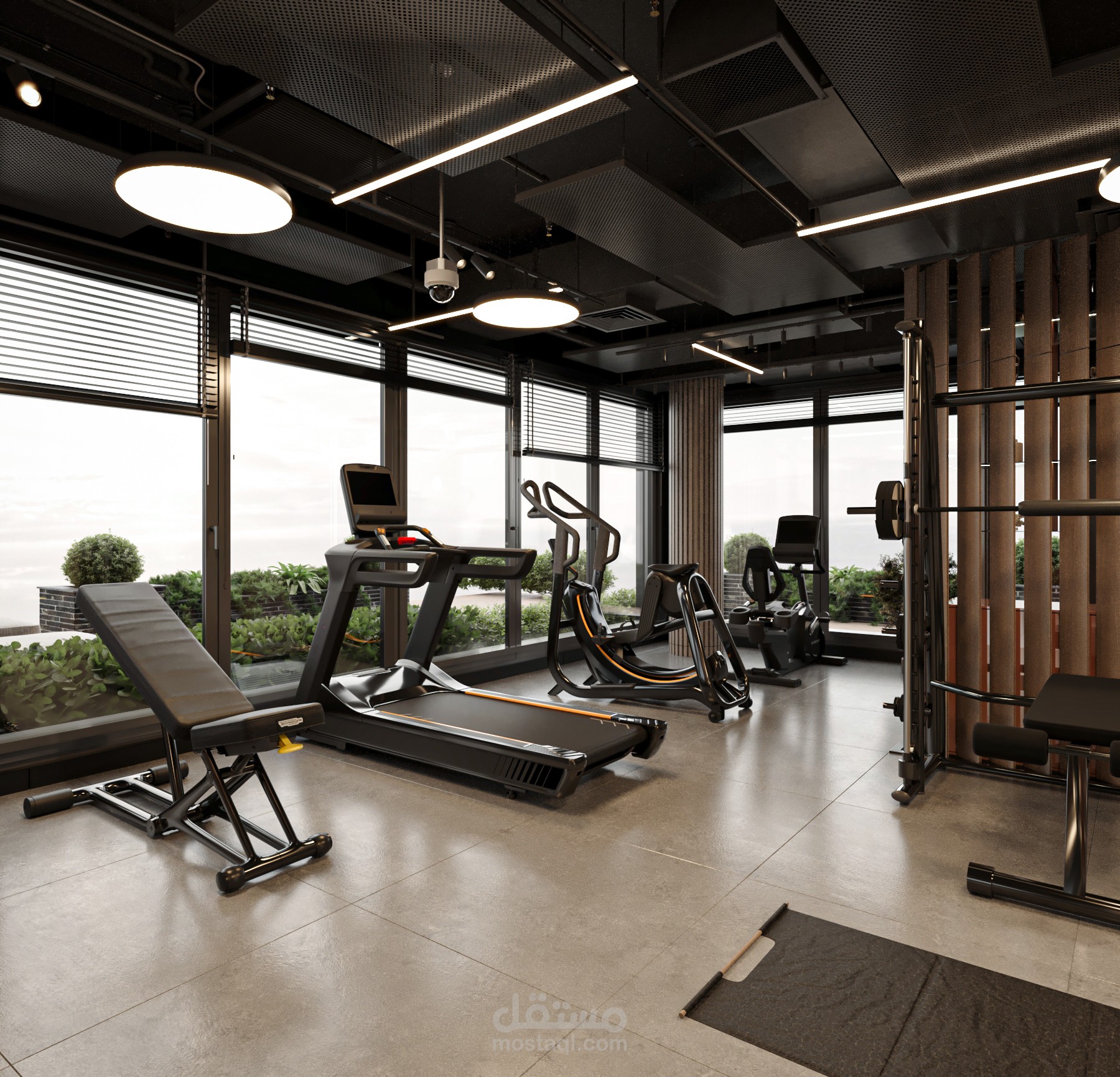 GYM design | تصميم صالة جيم