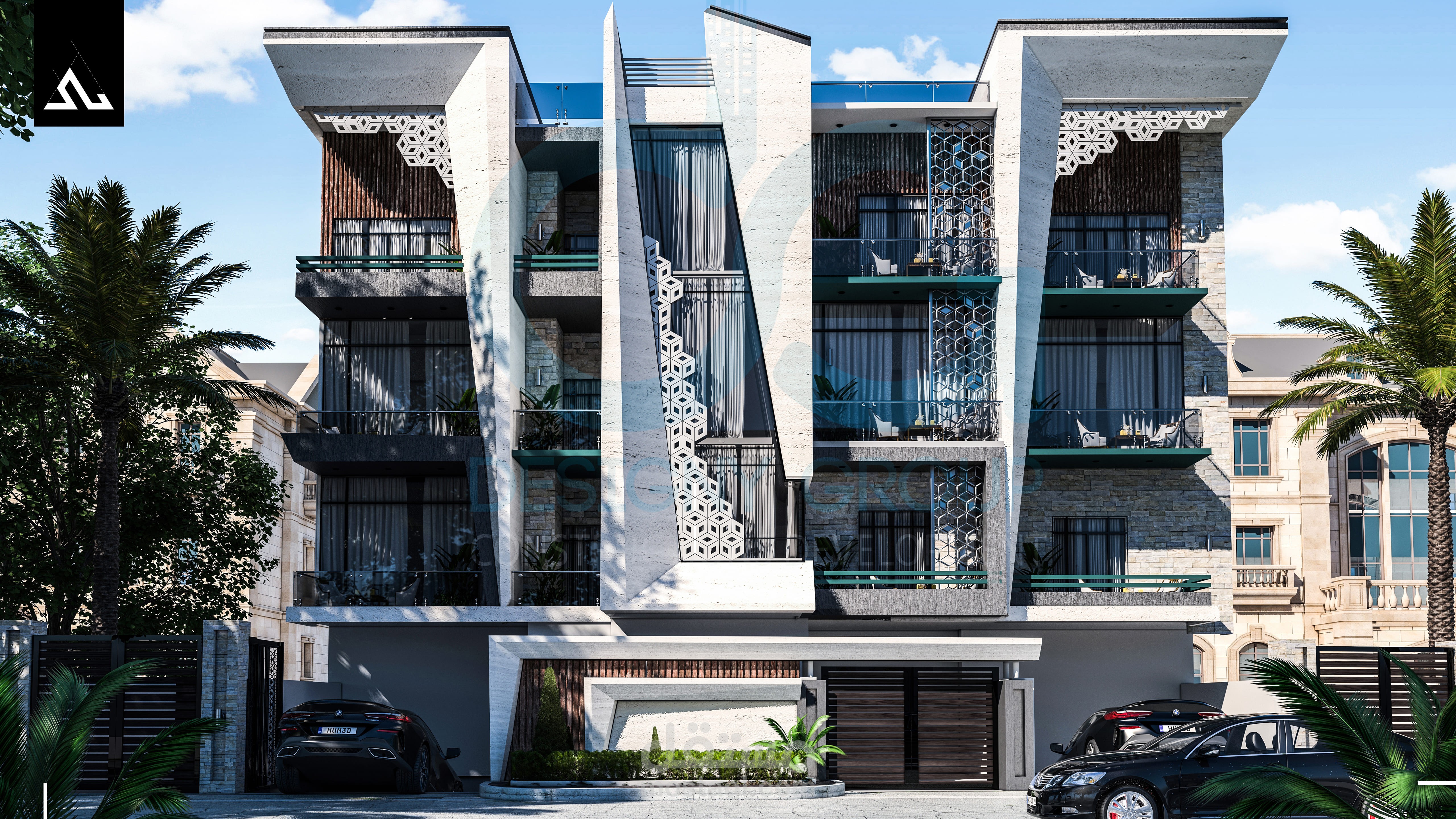 واجهة مودرن