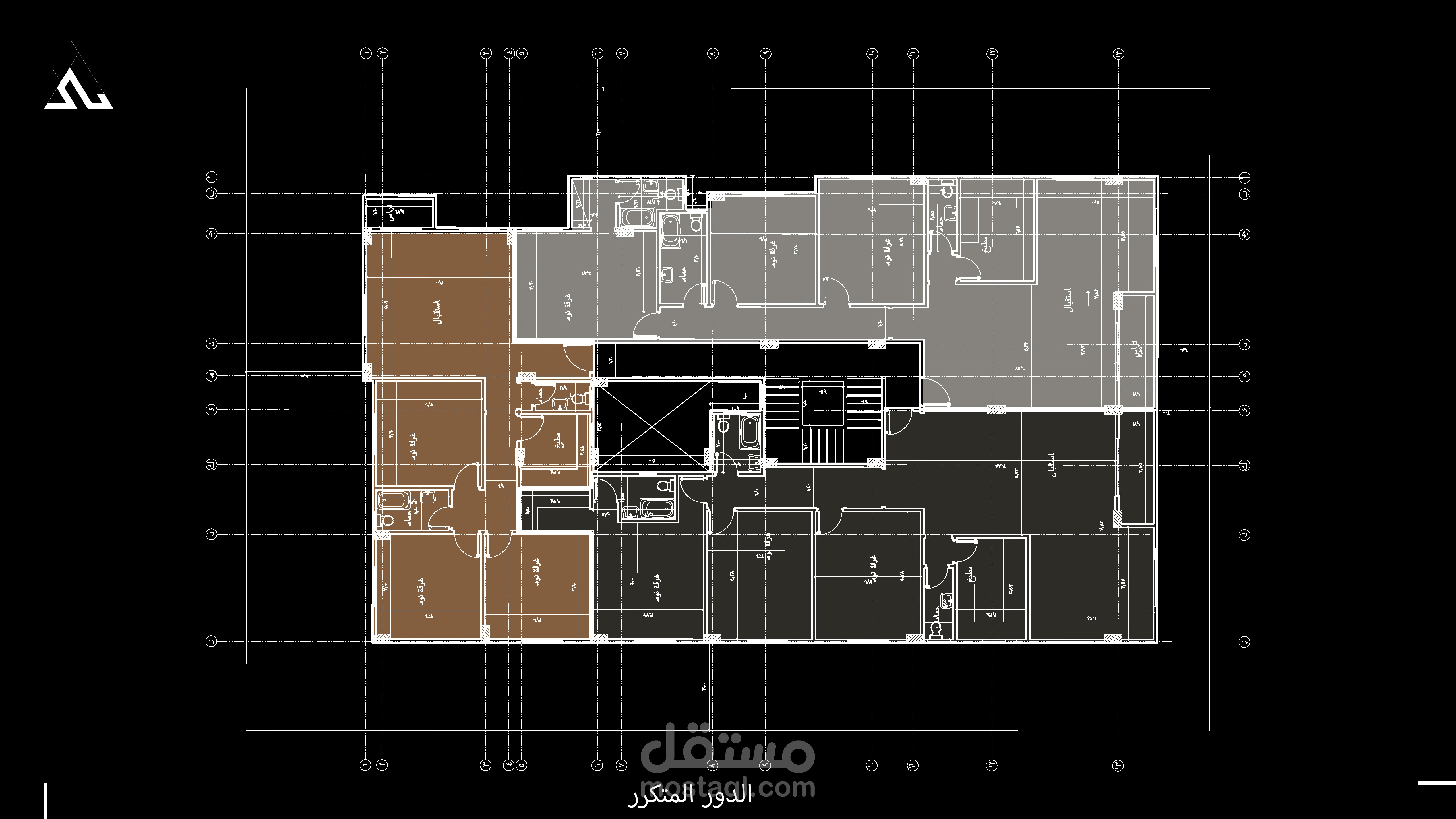 عمل مخطط معمارى 2D