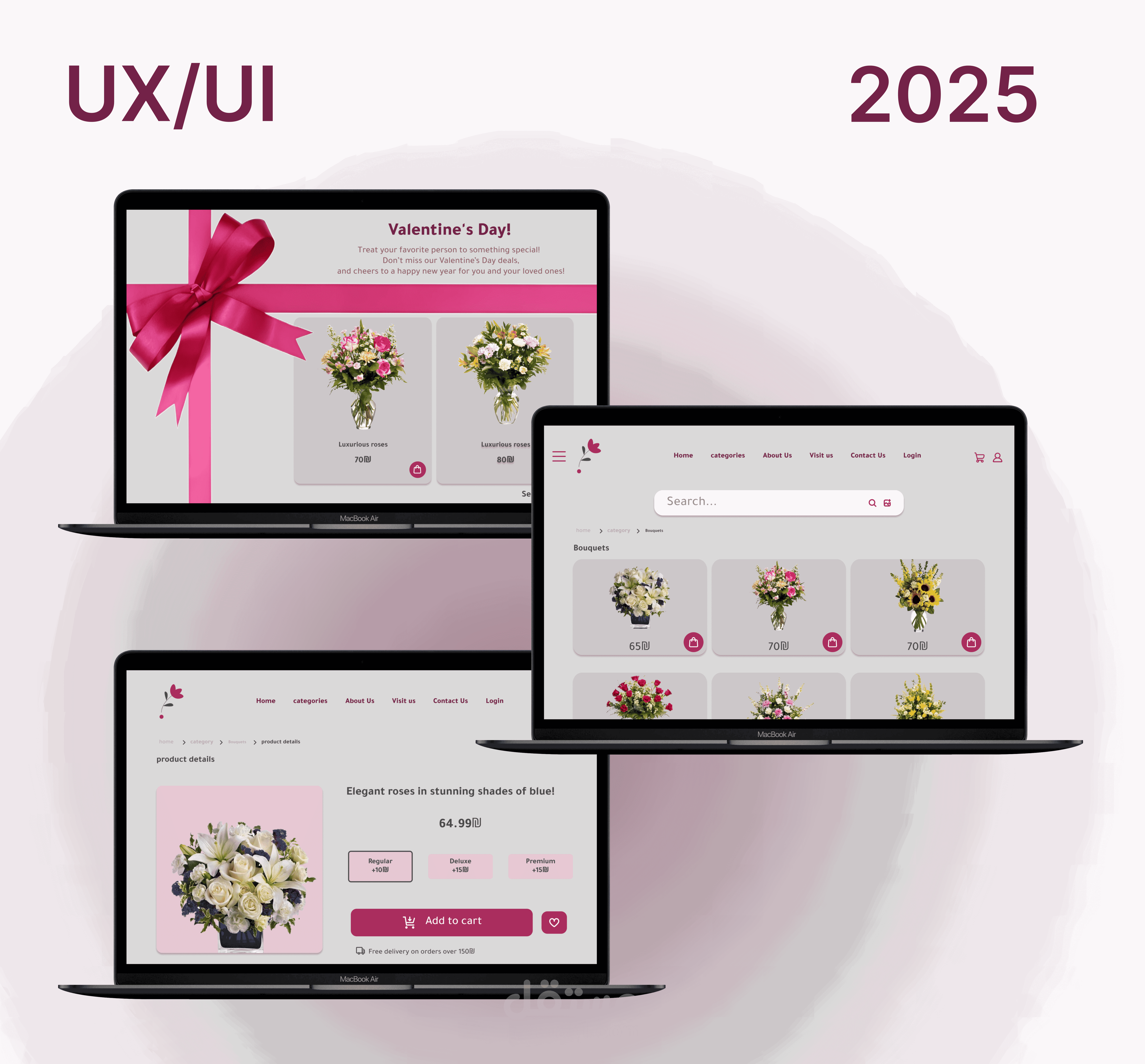 Flower Arrangement Website/UXUI