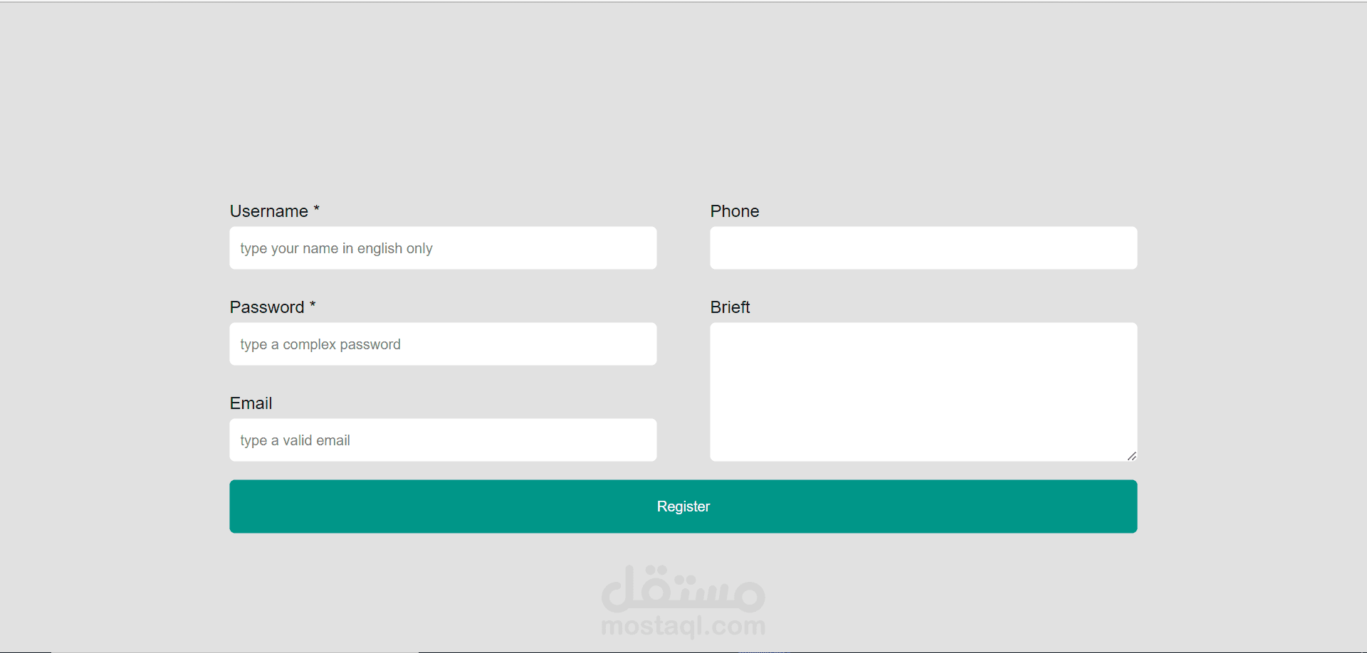 تصميم نماذج تسجيل دخول html css js