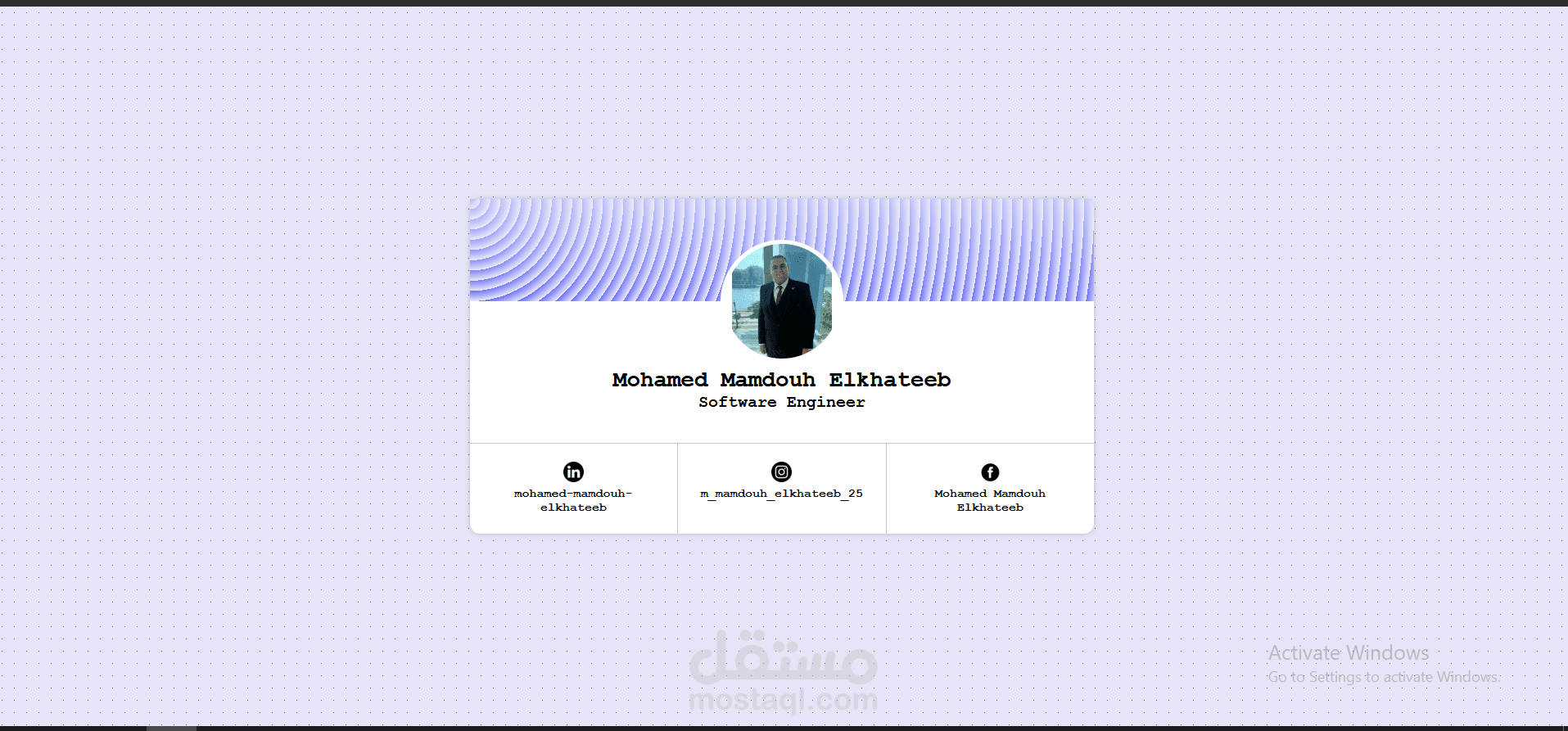 Profile-card-component