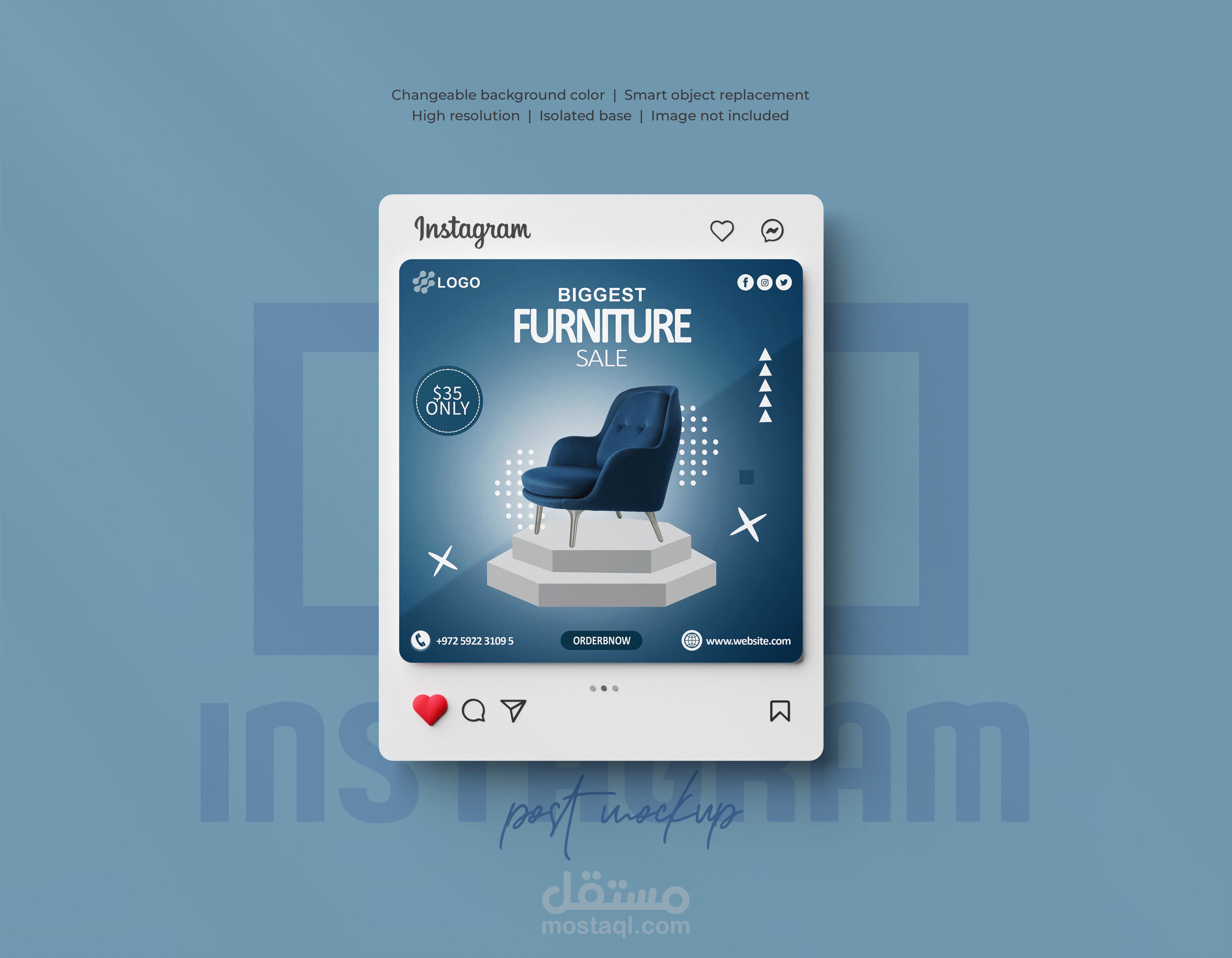 تصاميم سوشيال ميديا إحترافية لشركات سعودية