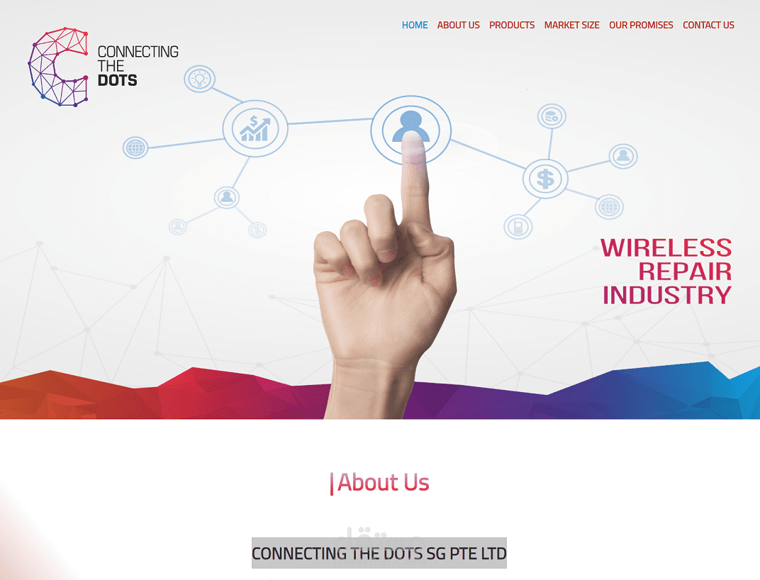 Connecting the dots  company  Website