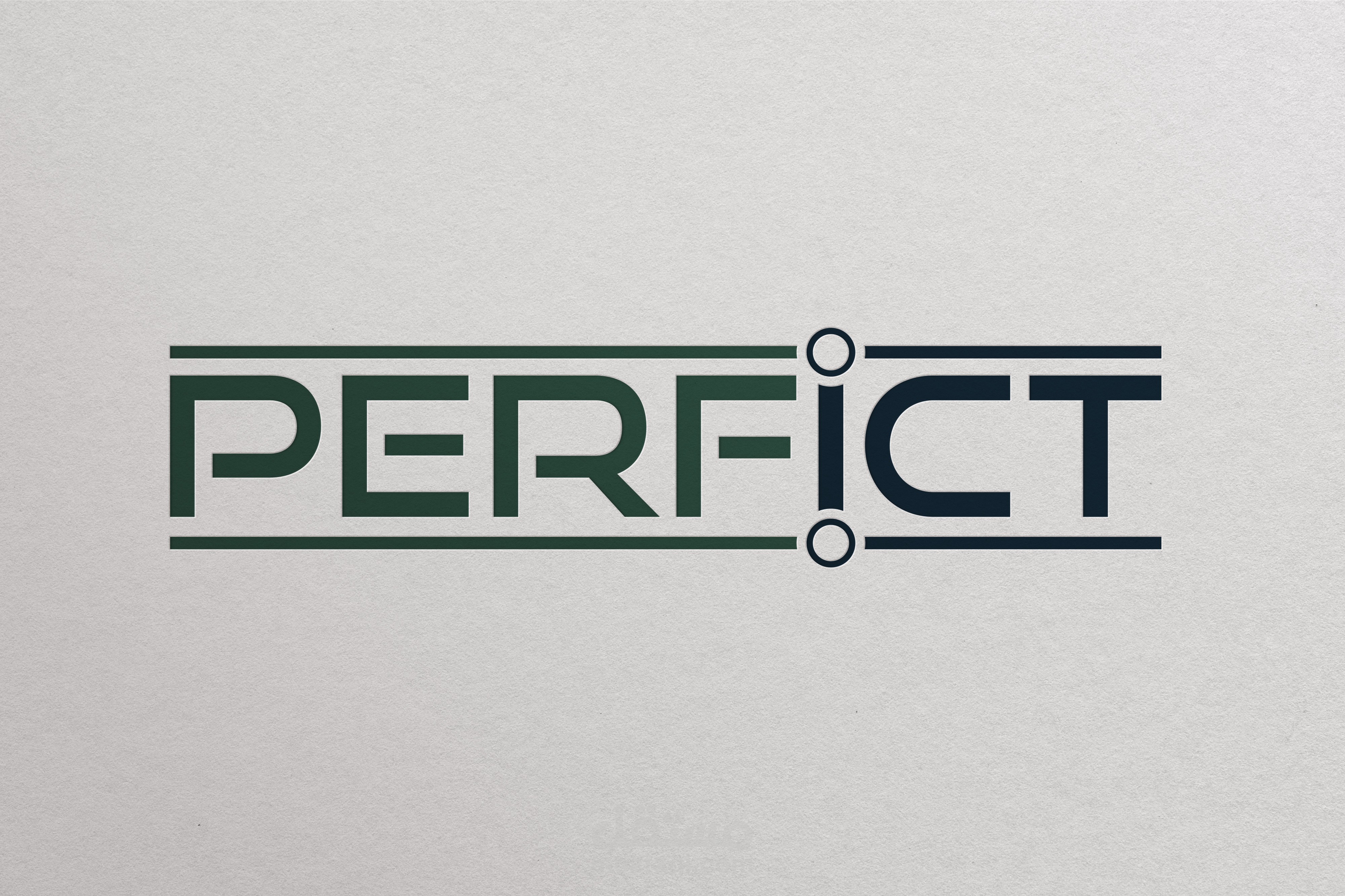 تصميم شعار شركة بيرفيكت لمجال الاتصالات