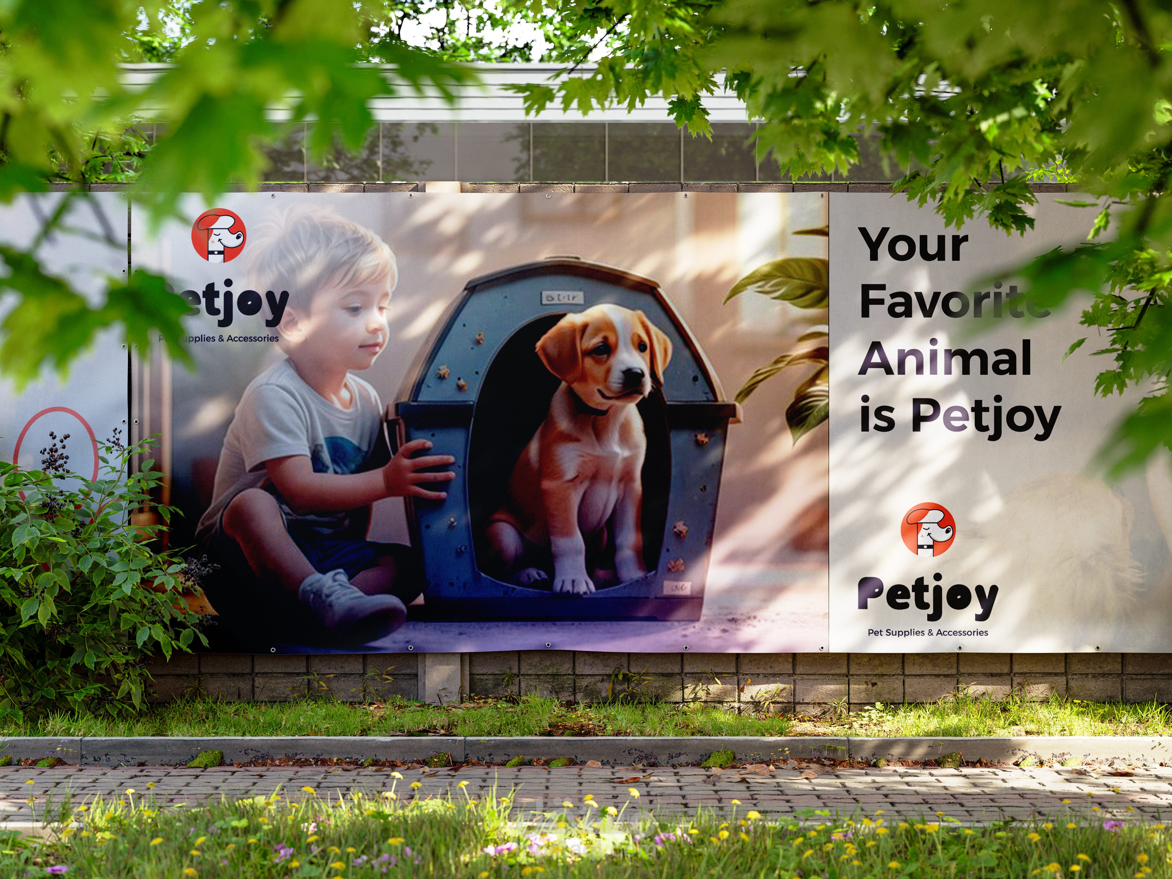 تصميم شعار petjoy احترافي