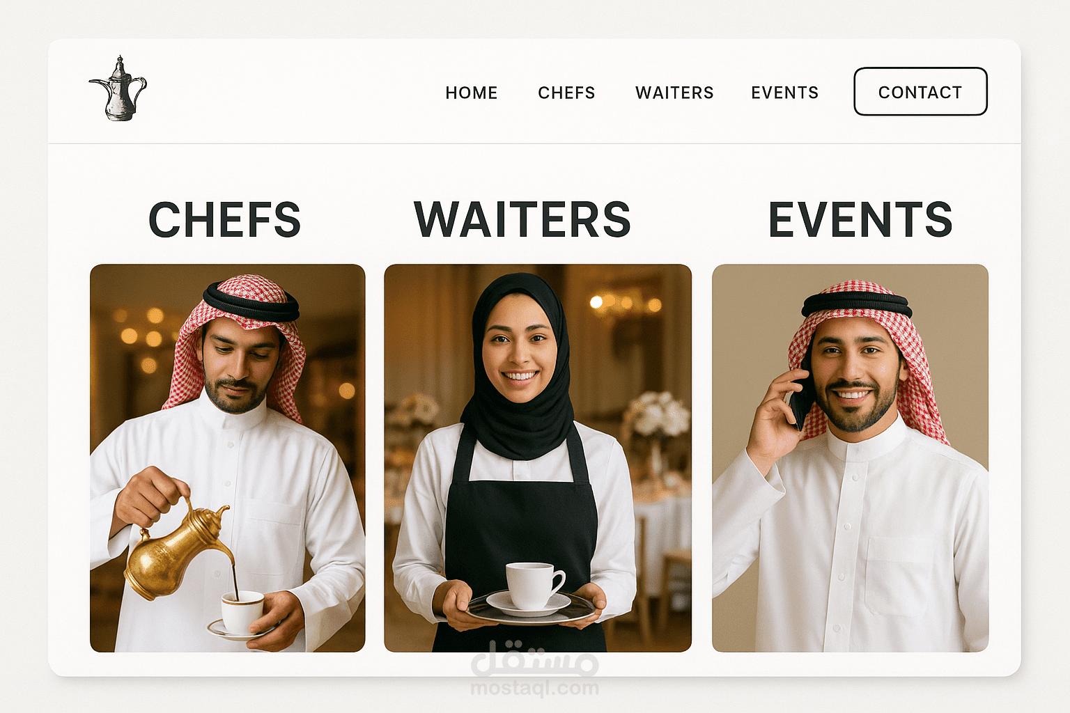 تصميم وتطوير موقع تعريفي احترافي على WordPress