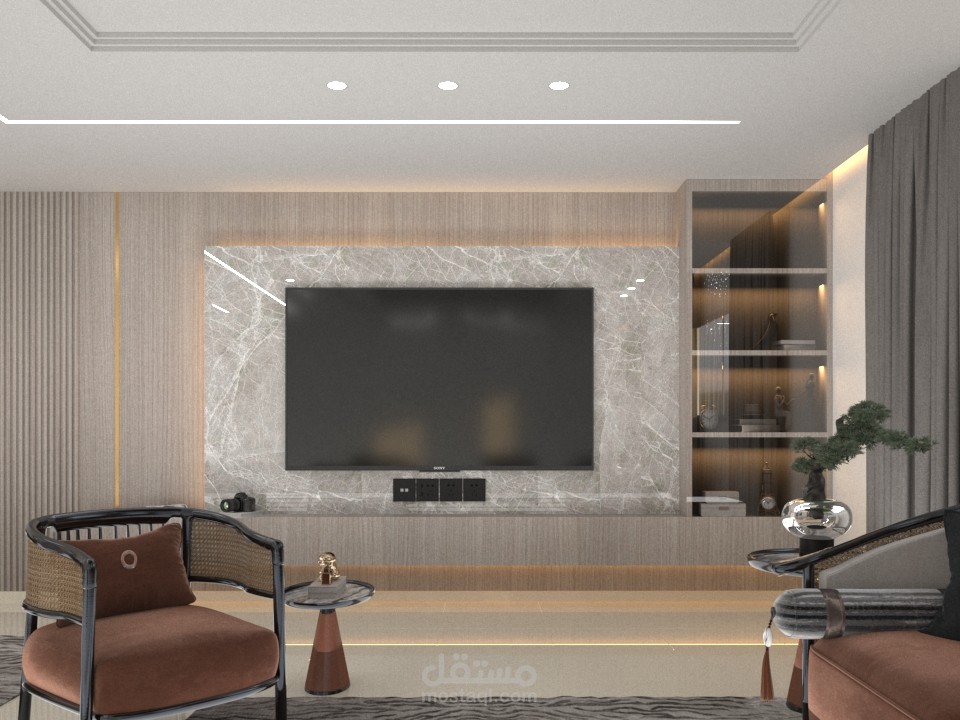 تصميم لصالون