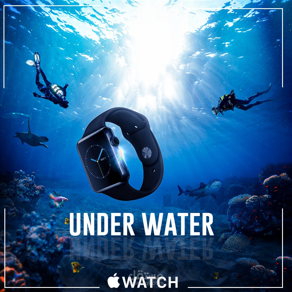 تصميم لساعة ذكية تحت الماء