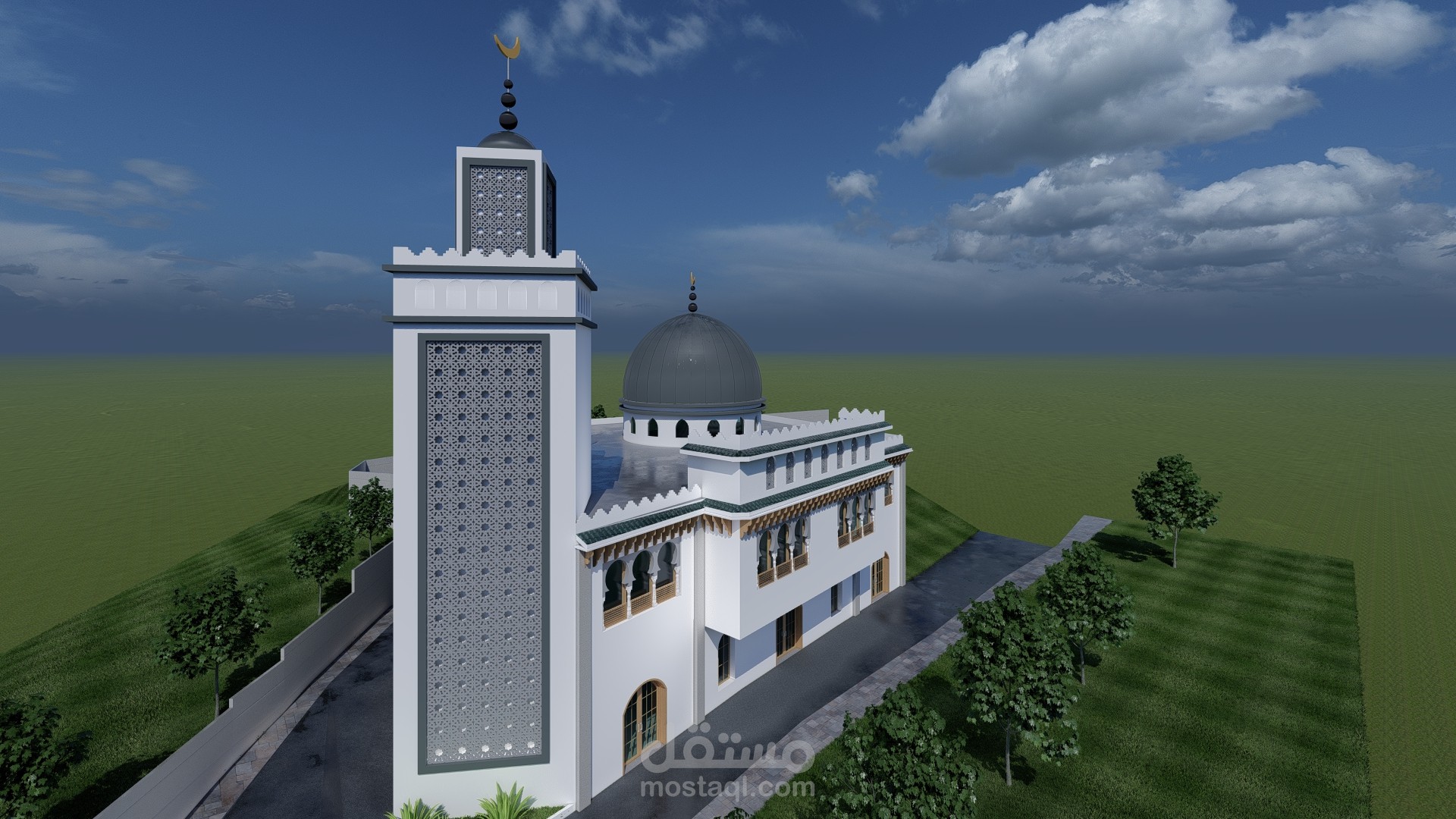 تصميم مسجد
