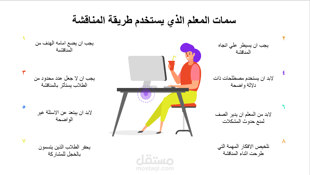 عرض تقديمي متميز وجذاب