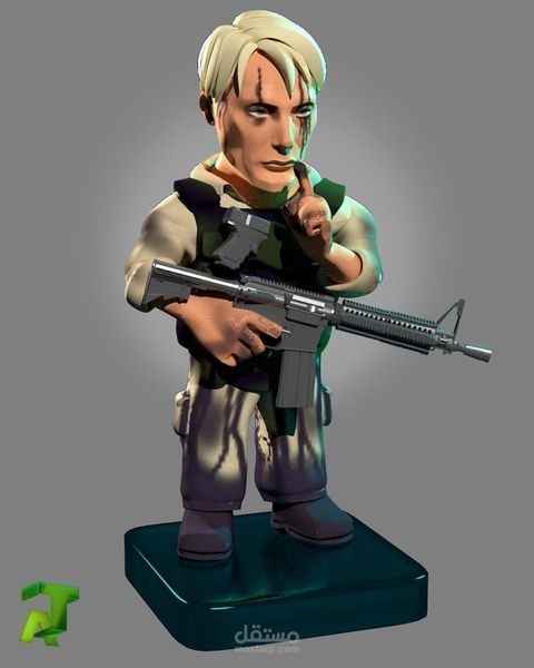 تصميم شخصية cliff unger من لعبة death stranding