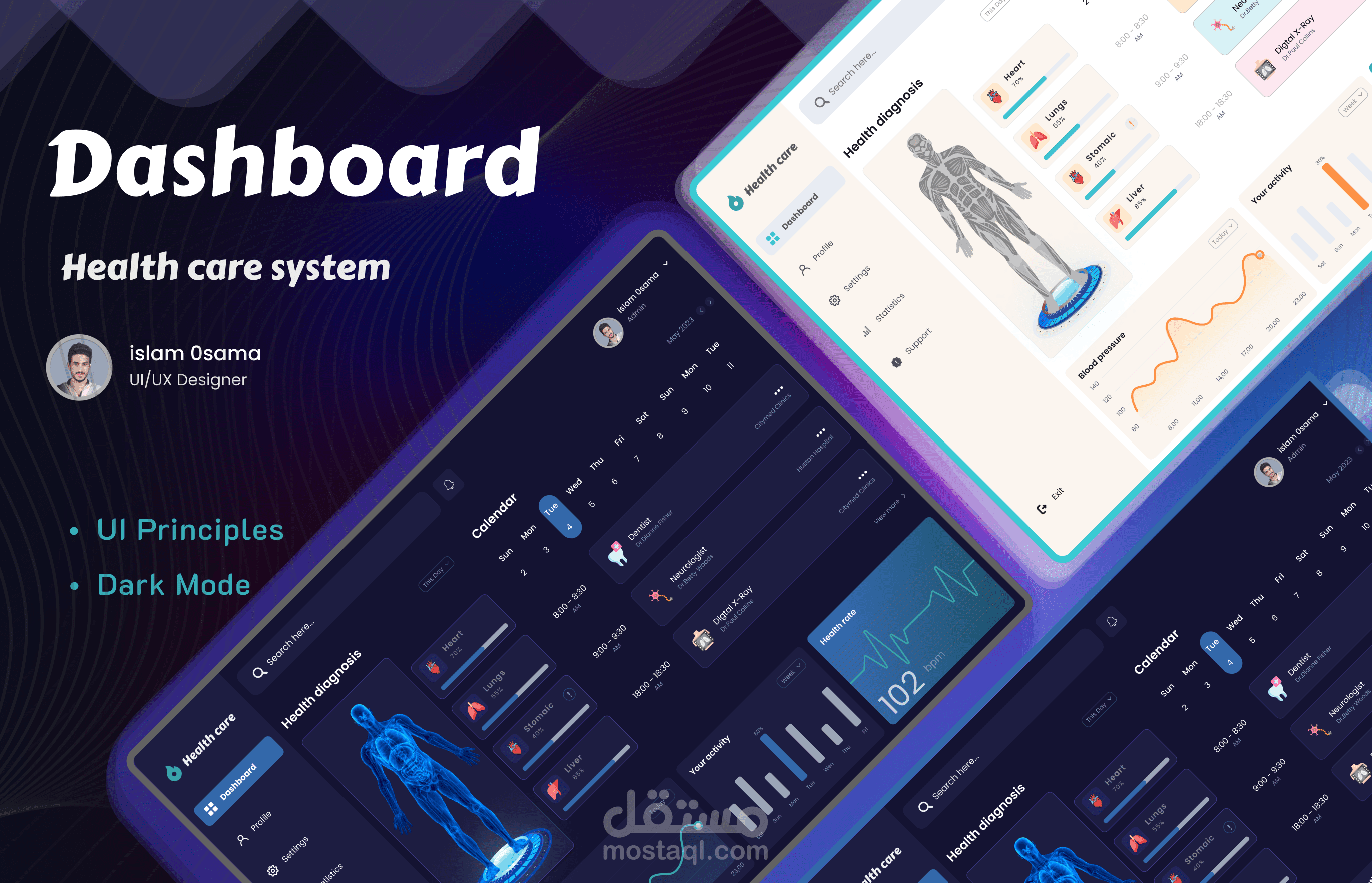 تصميمDashboard (UI/UX)