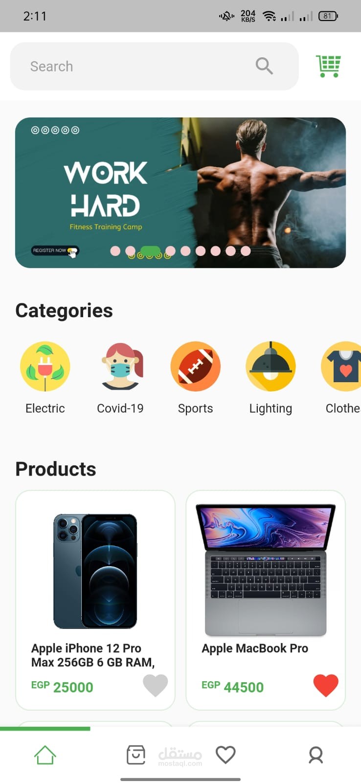 E-commerce Mobile Application