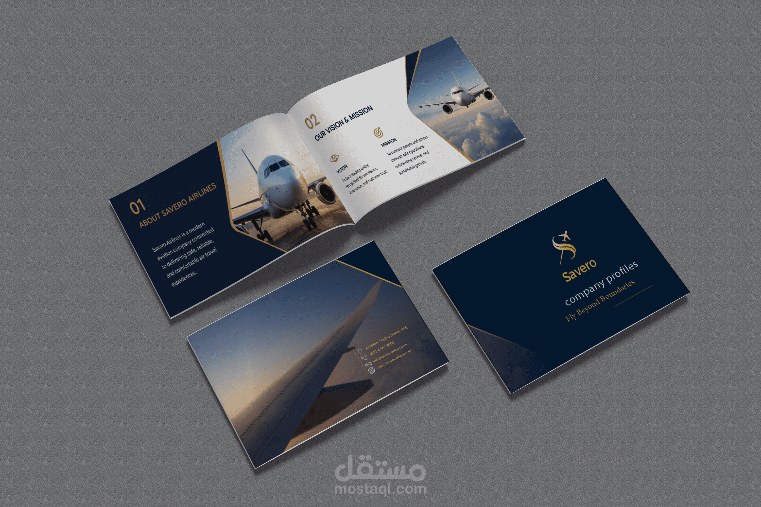 تصميم Company Profile احترافي