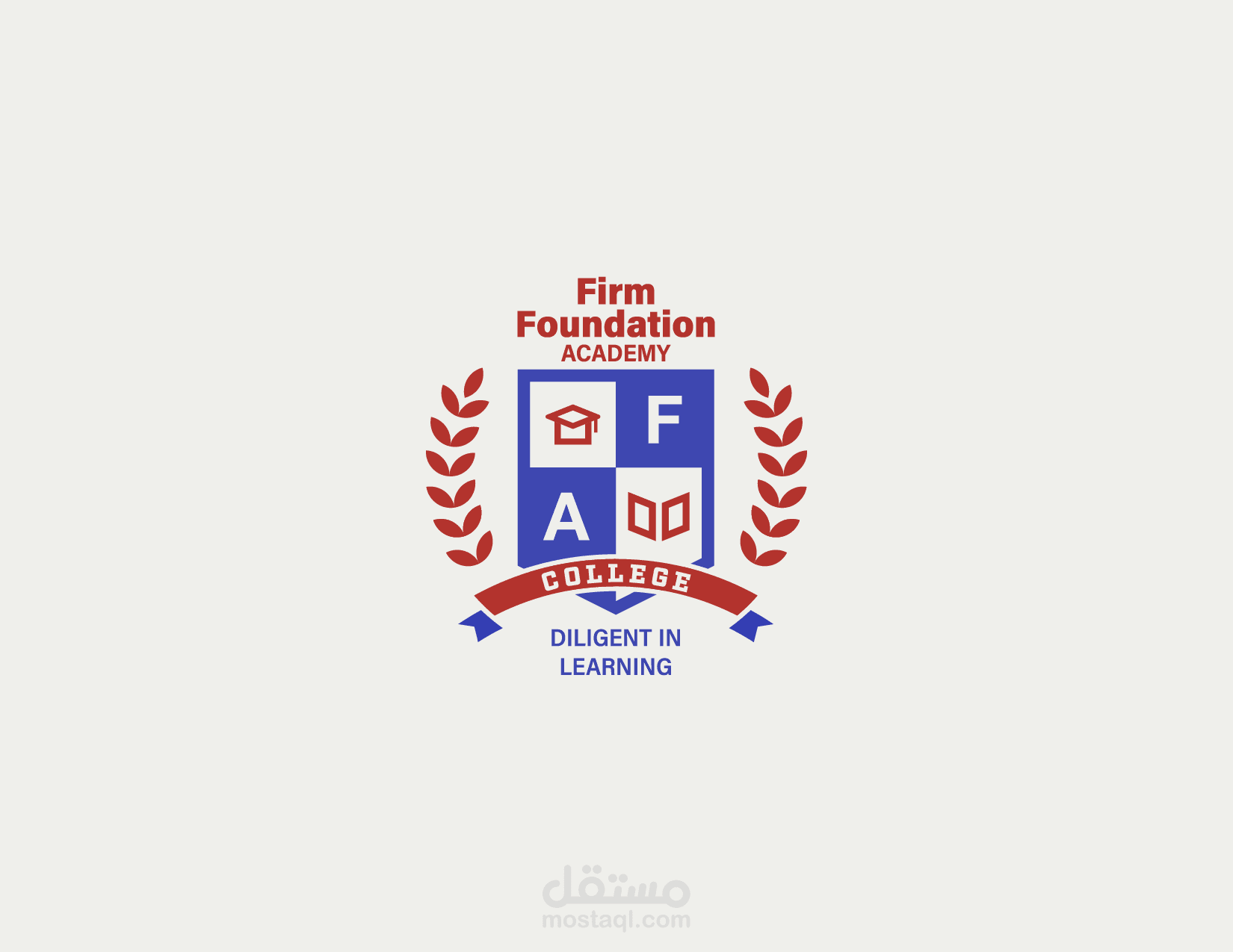 تصميم شعار لكلية جامعية