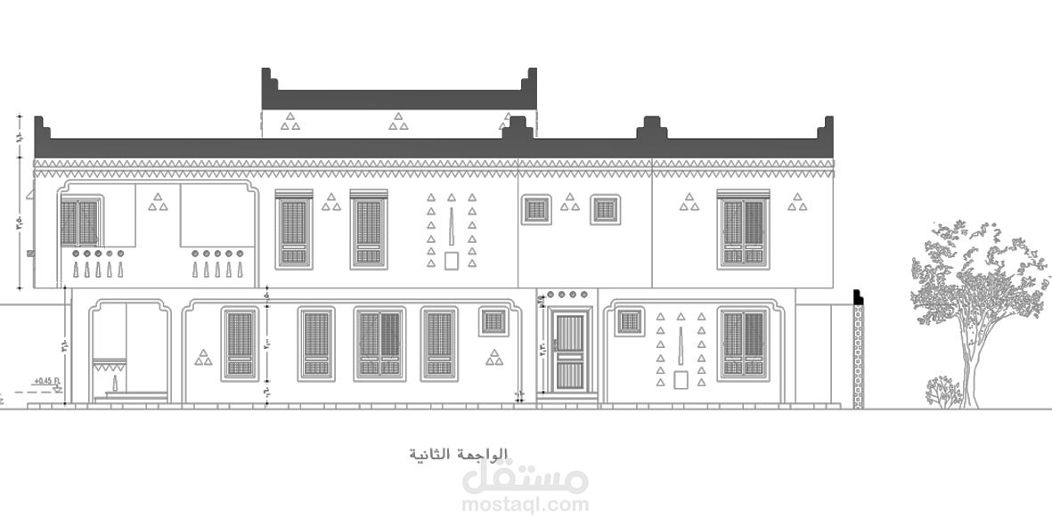 فيلا علي الطراز النجدي