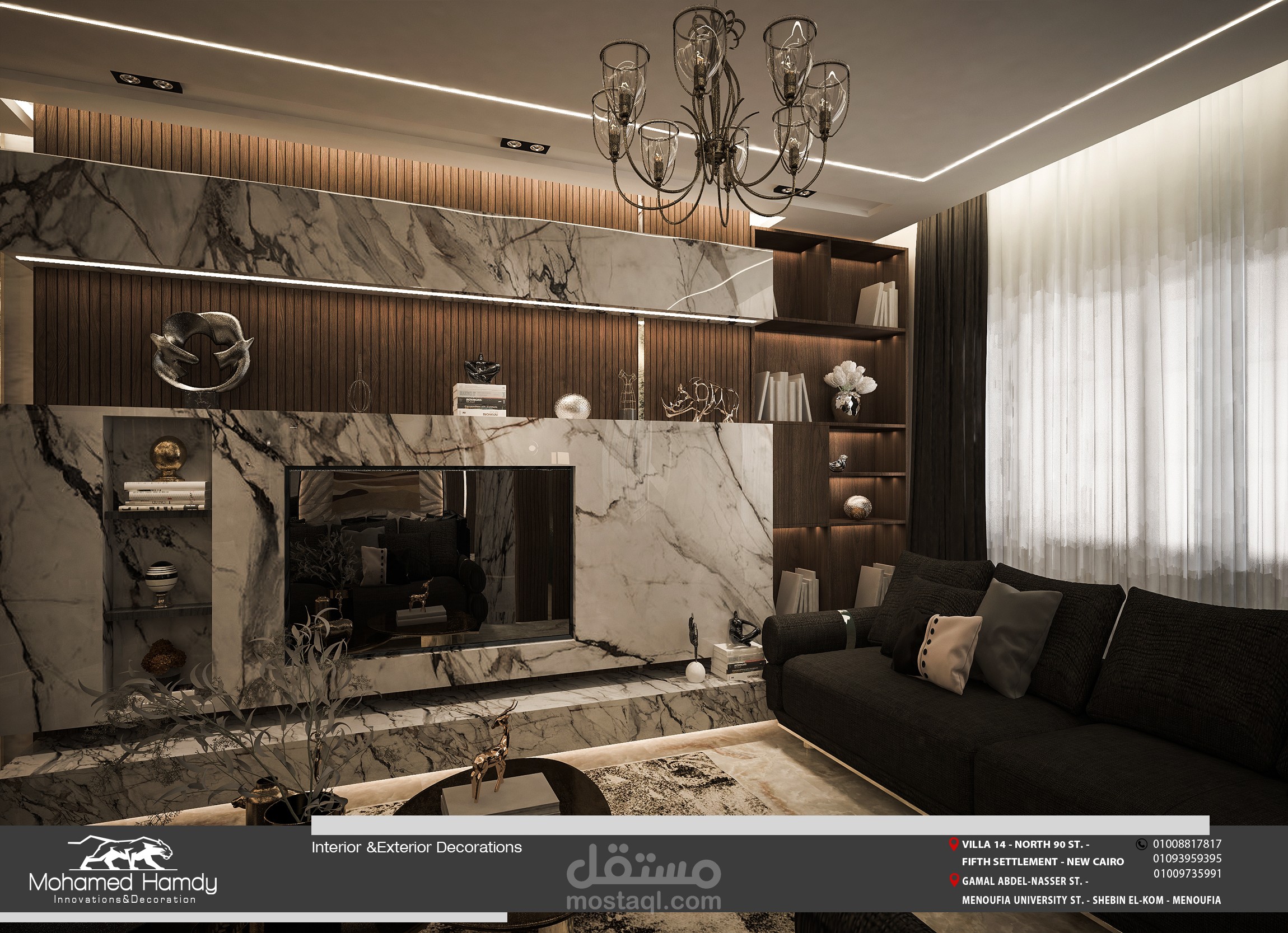 تصميم شقق سكنية 3d