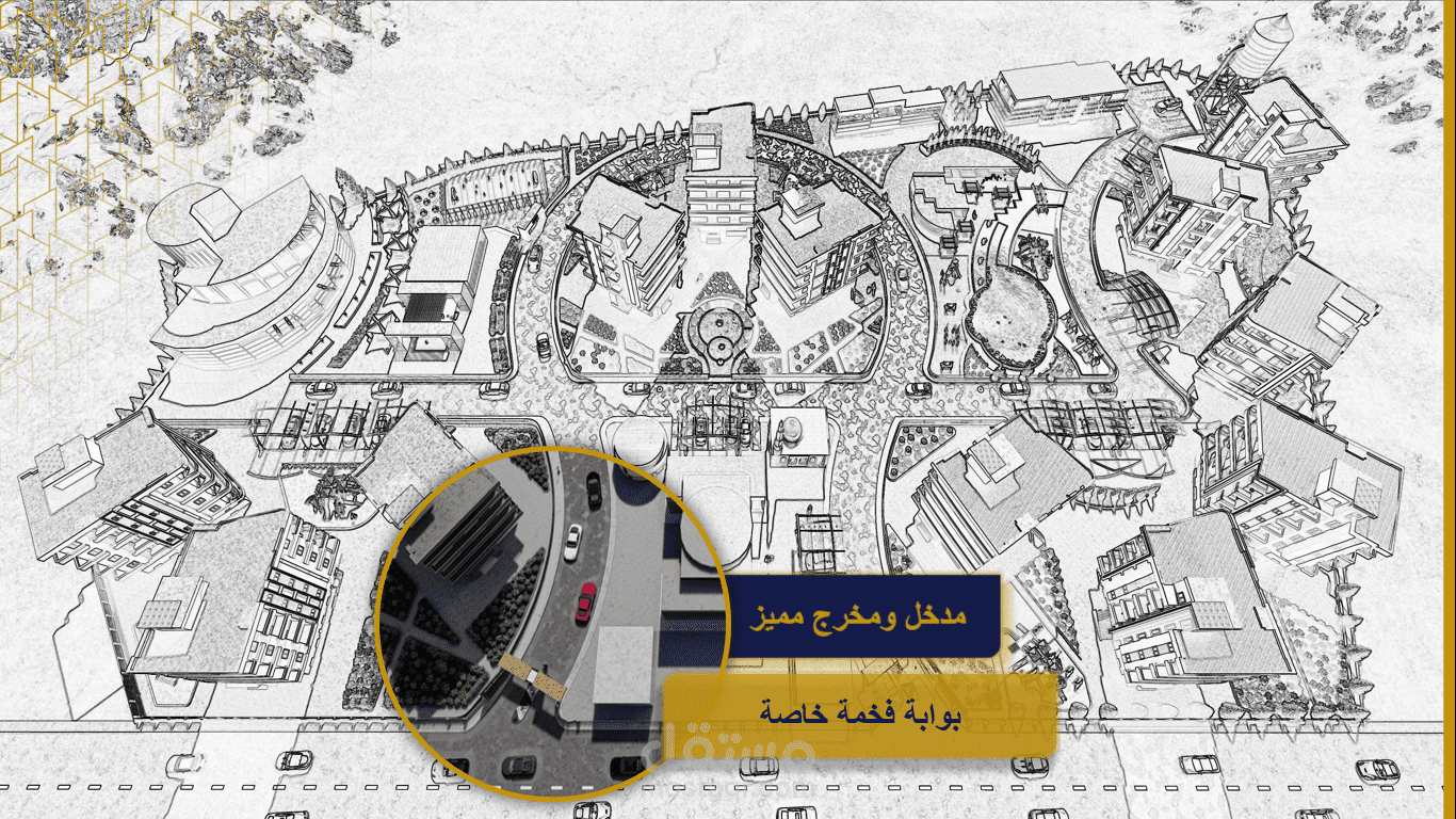برزنتيشن لقرية سياحية