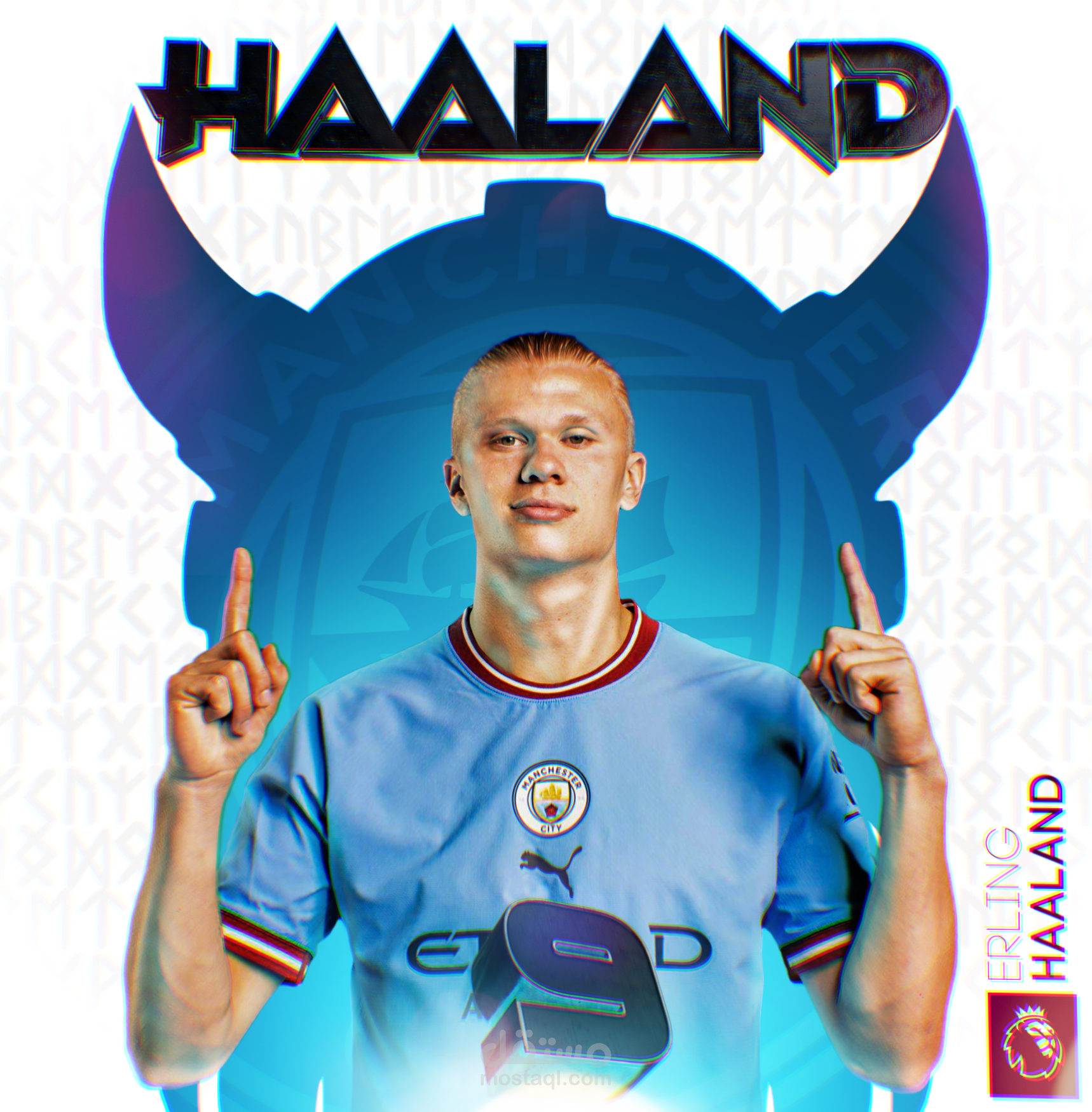 تصميم سوشال ميديا - ايرلينج هالاند