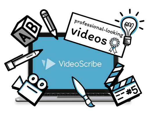 تصميم فيديو باستخدام برنامج VideoScribe للوايت بورد انميشن- مهارات حياتية لغة عربية