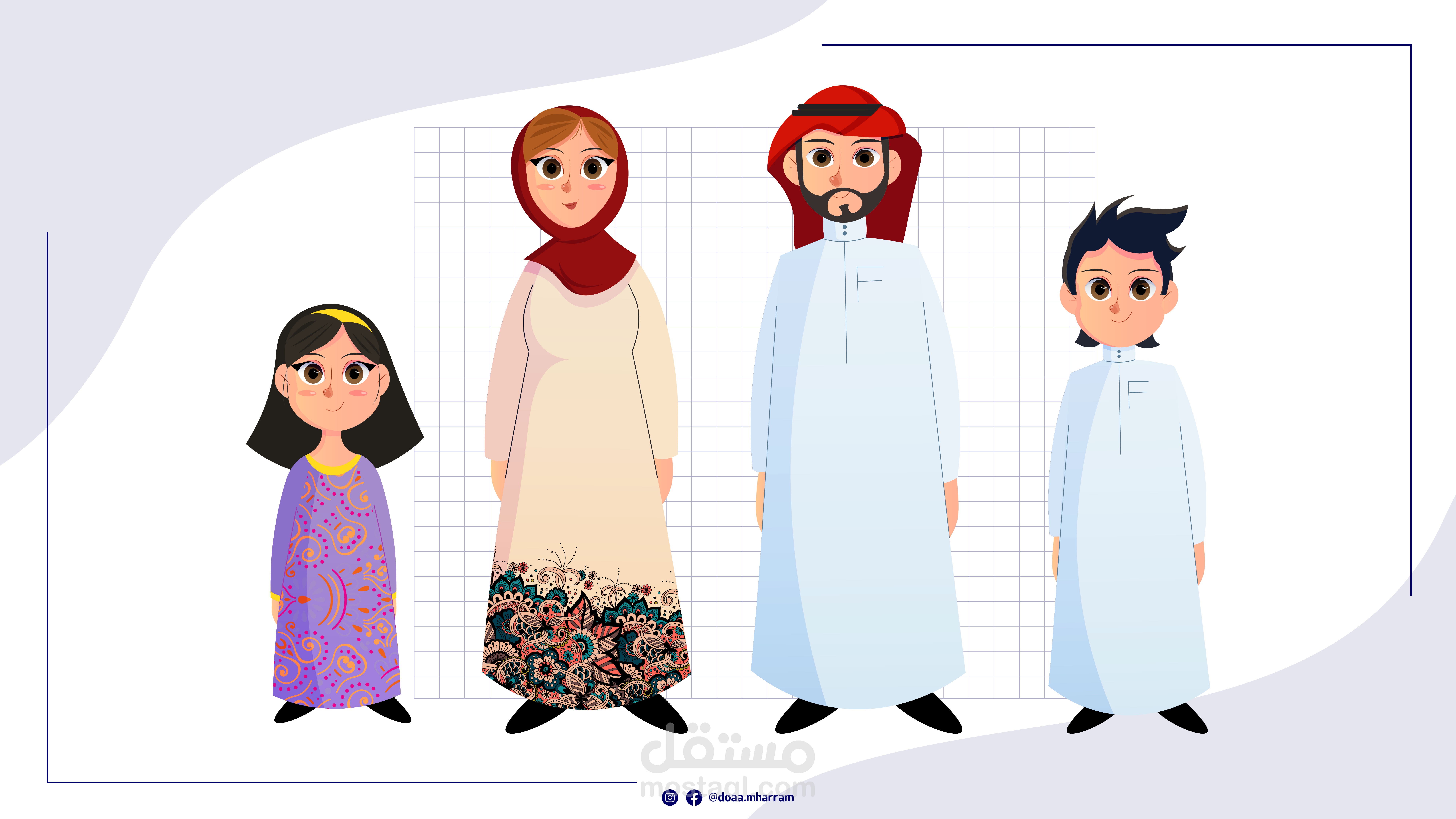 رسم مشاهد جاهزة للتحريك للموشن جرافيك