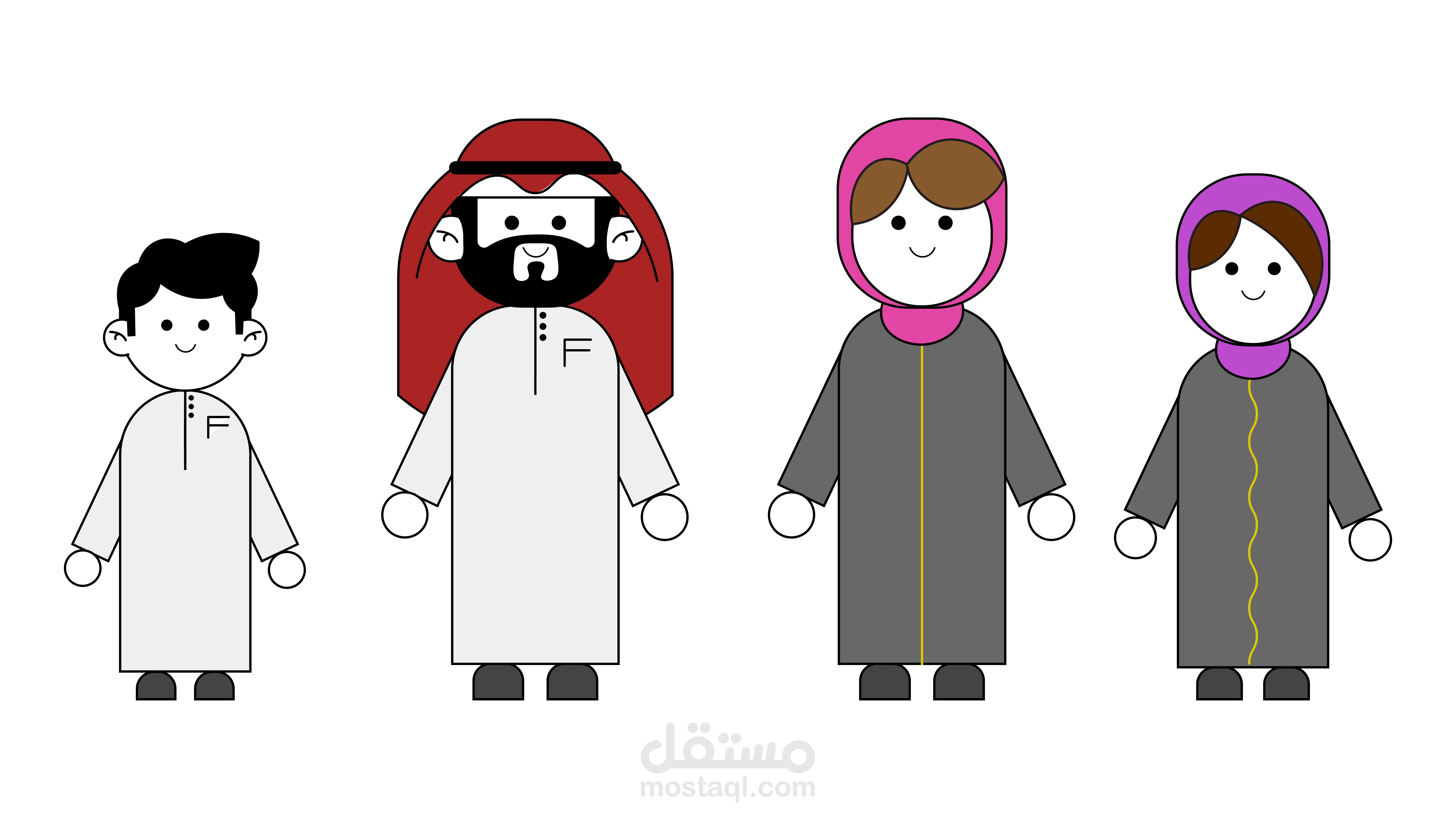 رسم مشاهد للموشن جرافيك