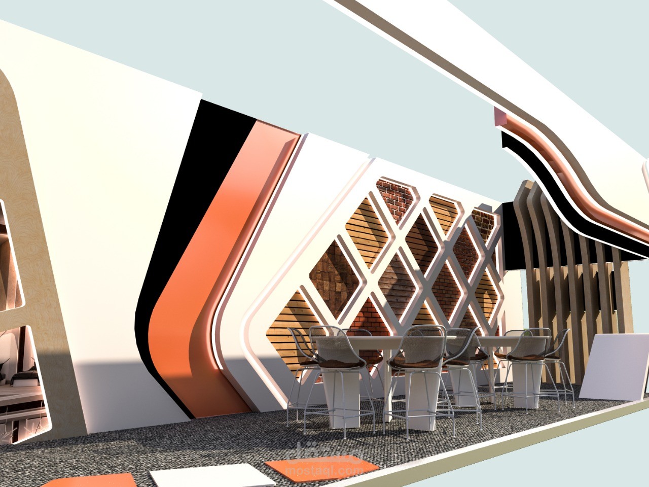 تصميم بوث
