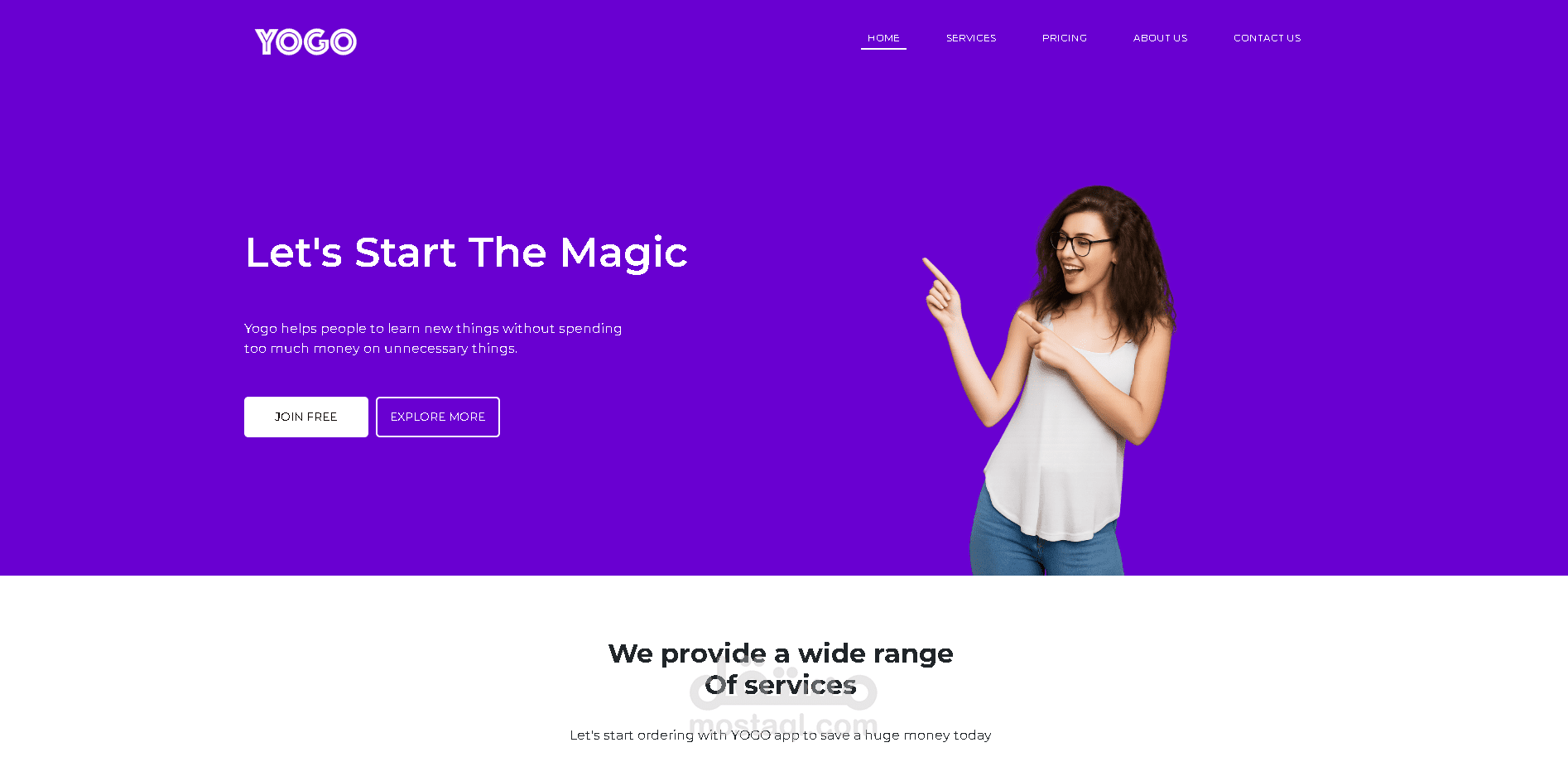Siteribos – Personal Portfolio & Landing Page with Modern Web Design