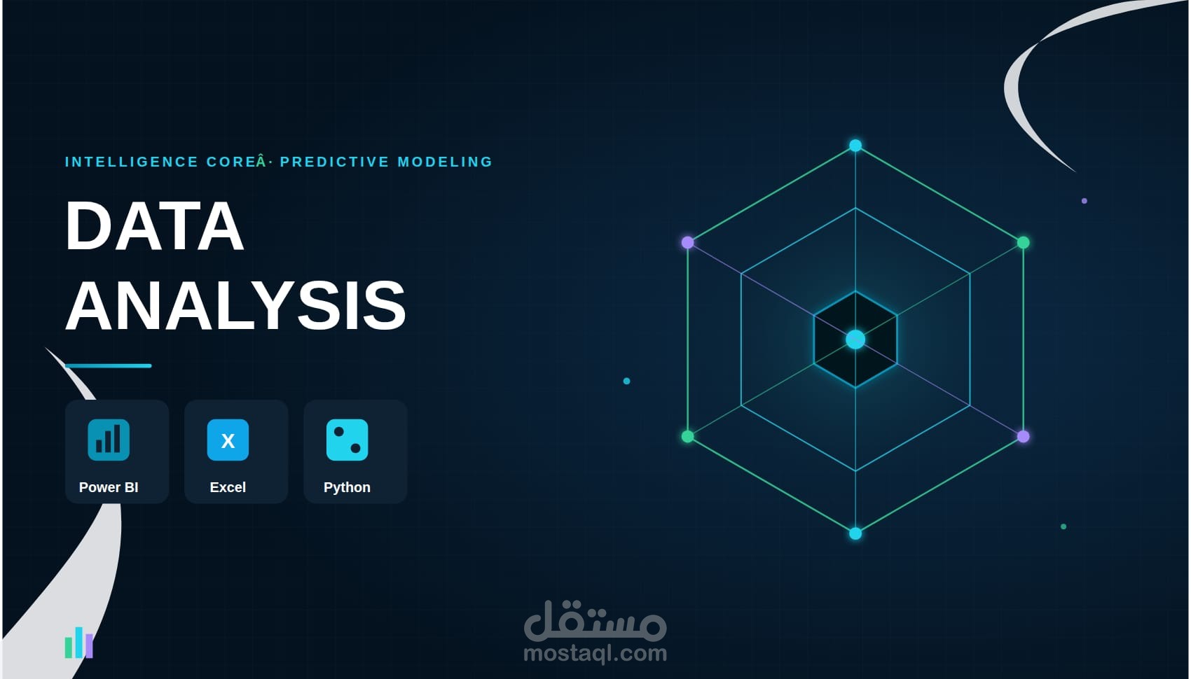 لوحة بيانية باستخدام Power BI