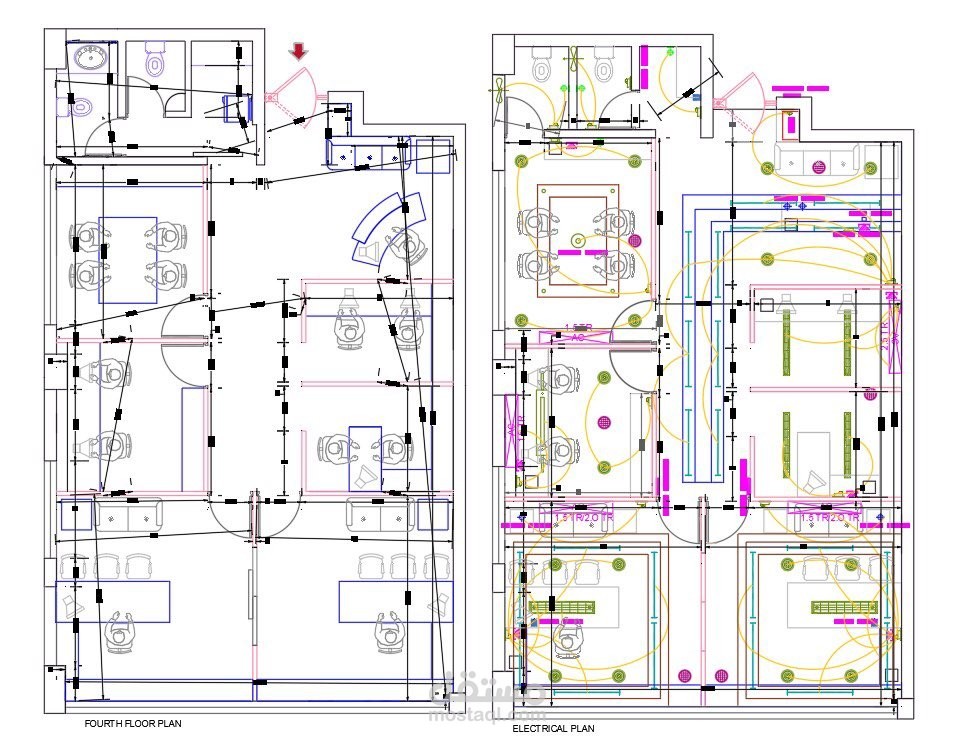 رسم هندسي وتصميم المنشئات الميكانيكة والكهربائية