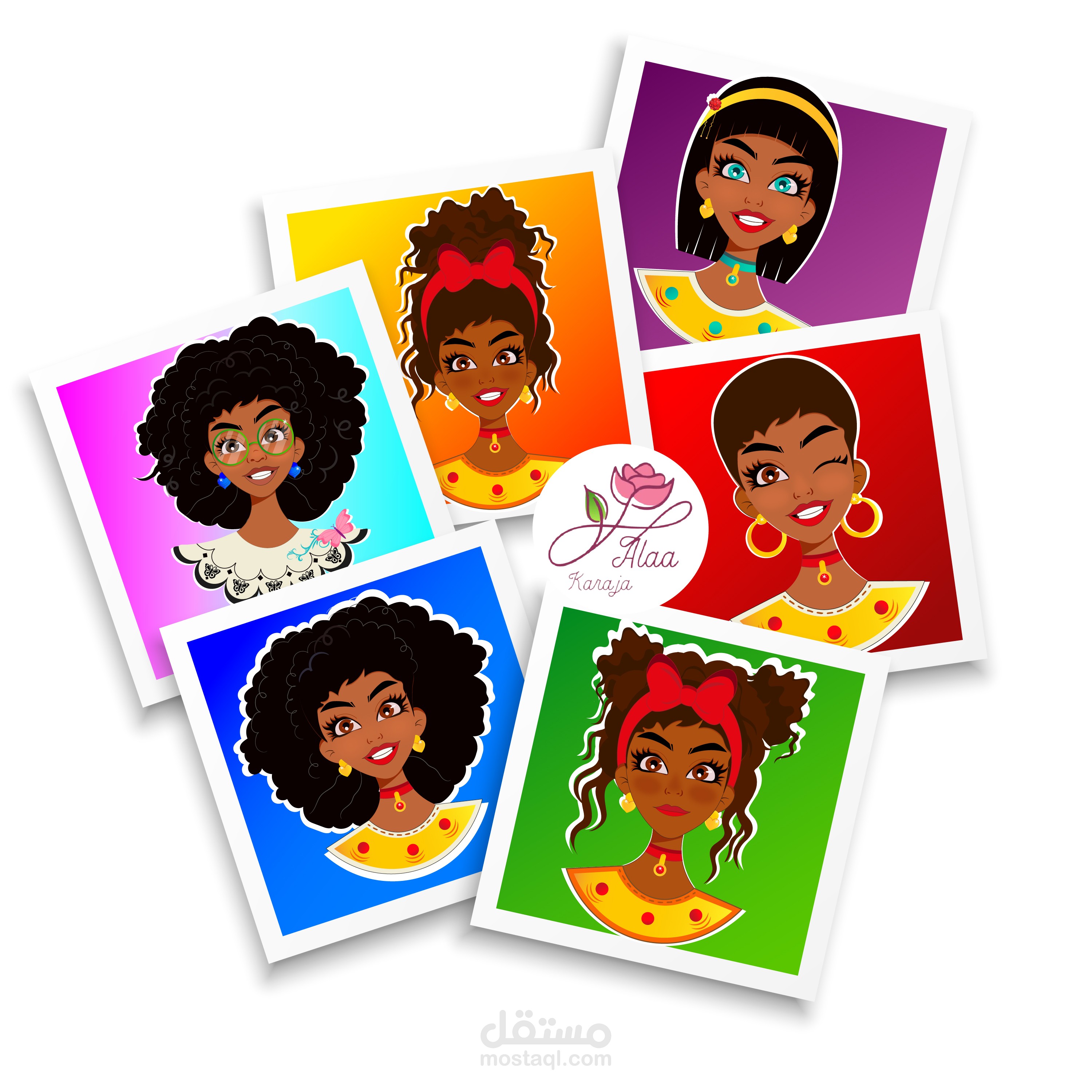 ⏪رسم شخصية بأكثر من ستايل كرتوني ⭐ شخصيات من فيلم ديزني Encanto