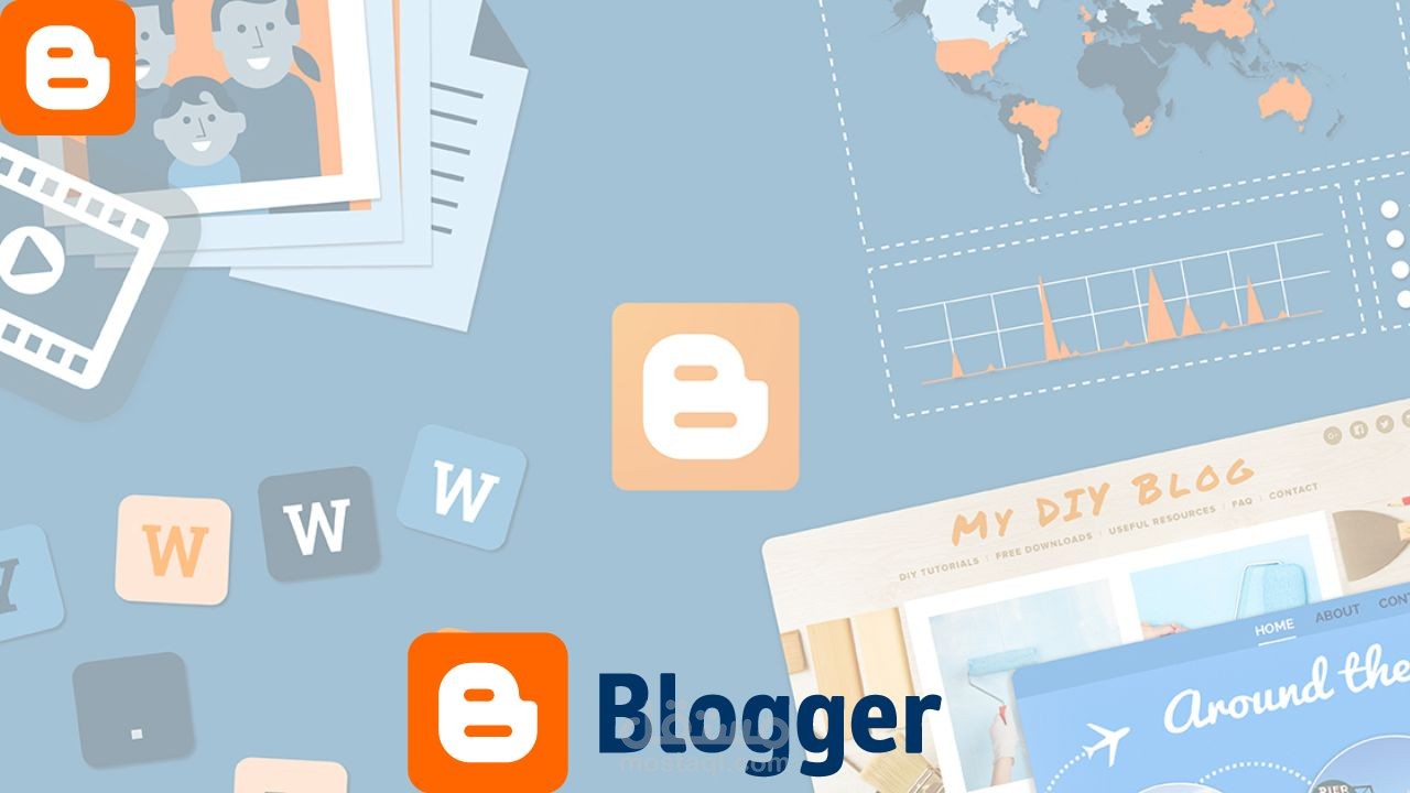 انشاء موقع الكتروني باستعمال منصة blogger