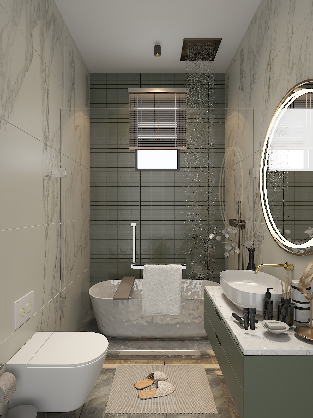 تصميم حمامات