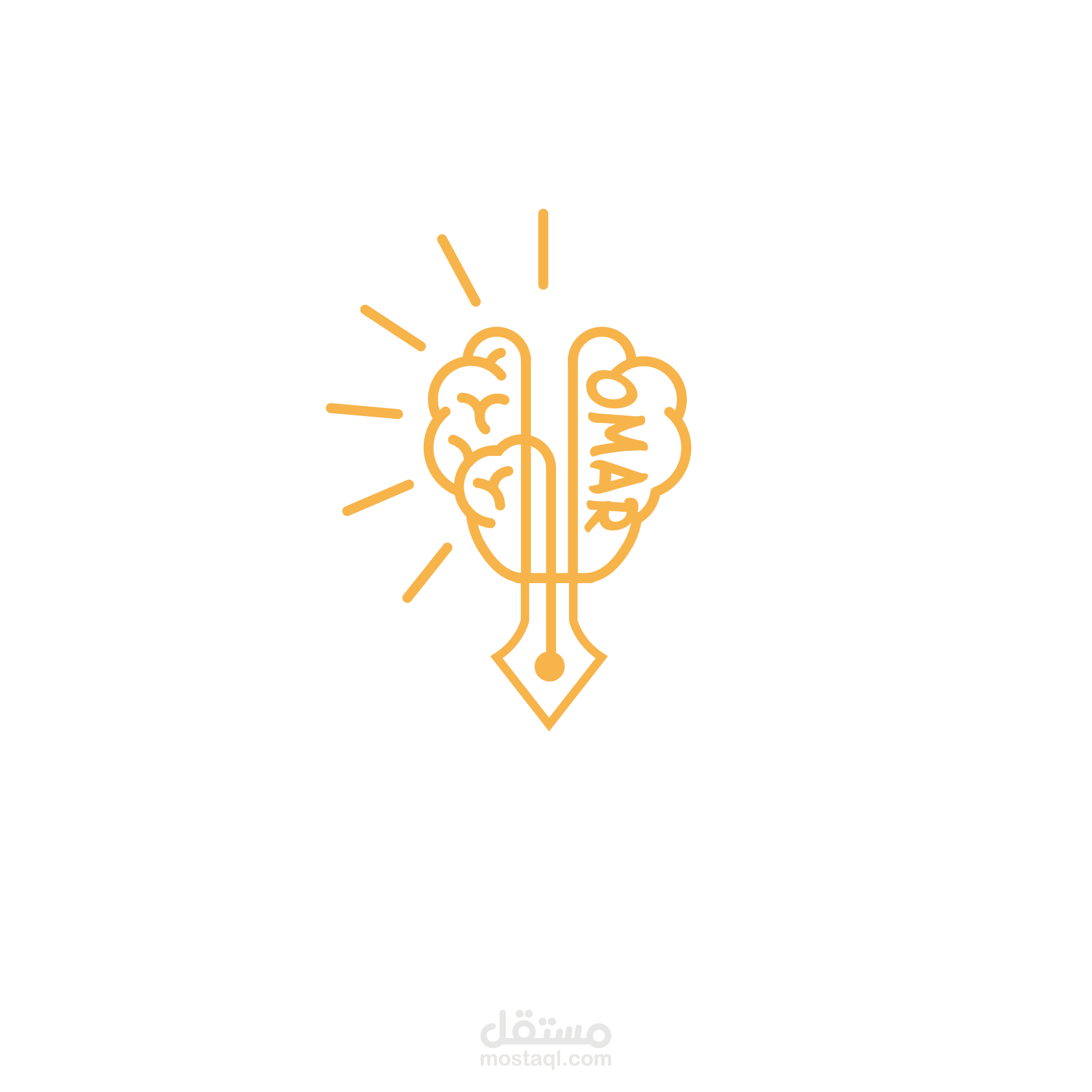 هوية بصرية لمصمم جرافيك