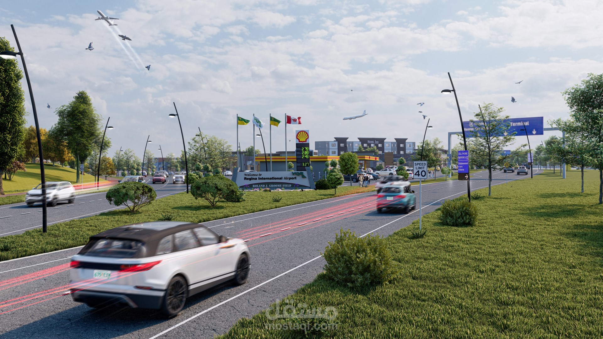 تصميم مجمع تجاري