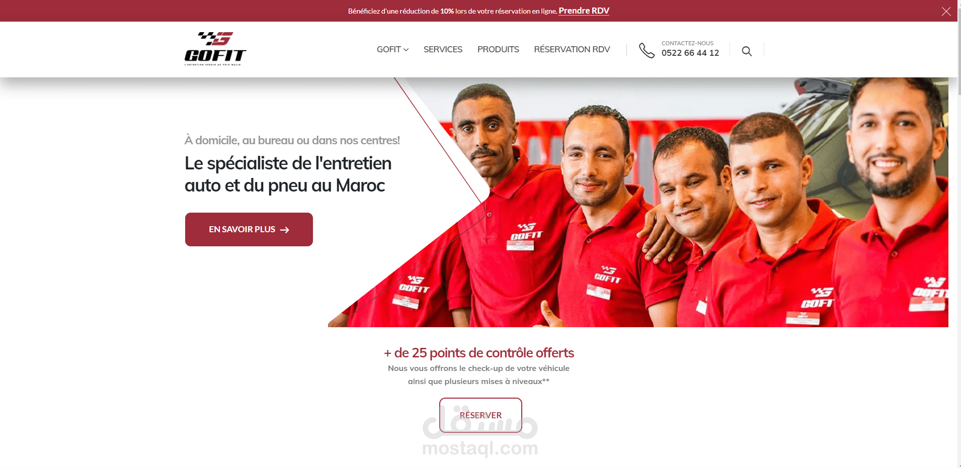 انشاء موقع الكتروني لشركة GofiT