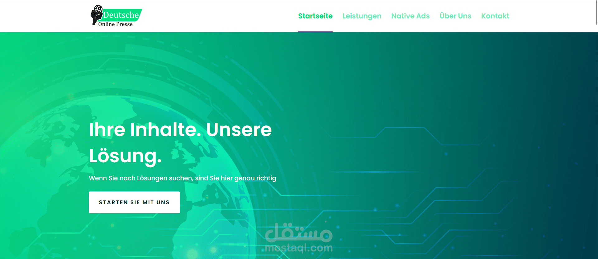 موقع صحفي لشركة المانية
