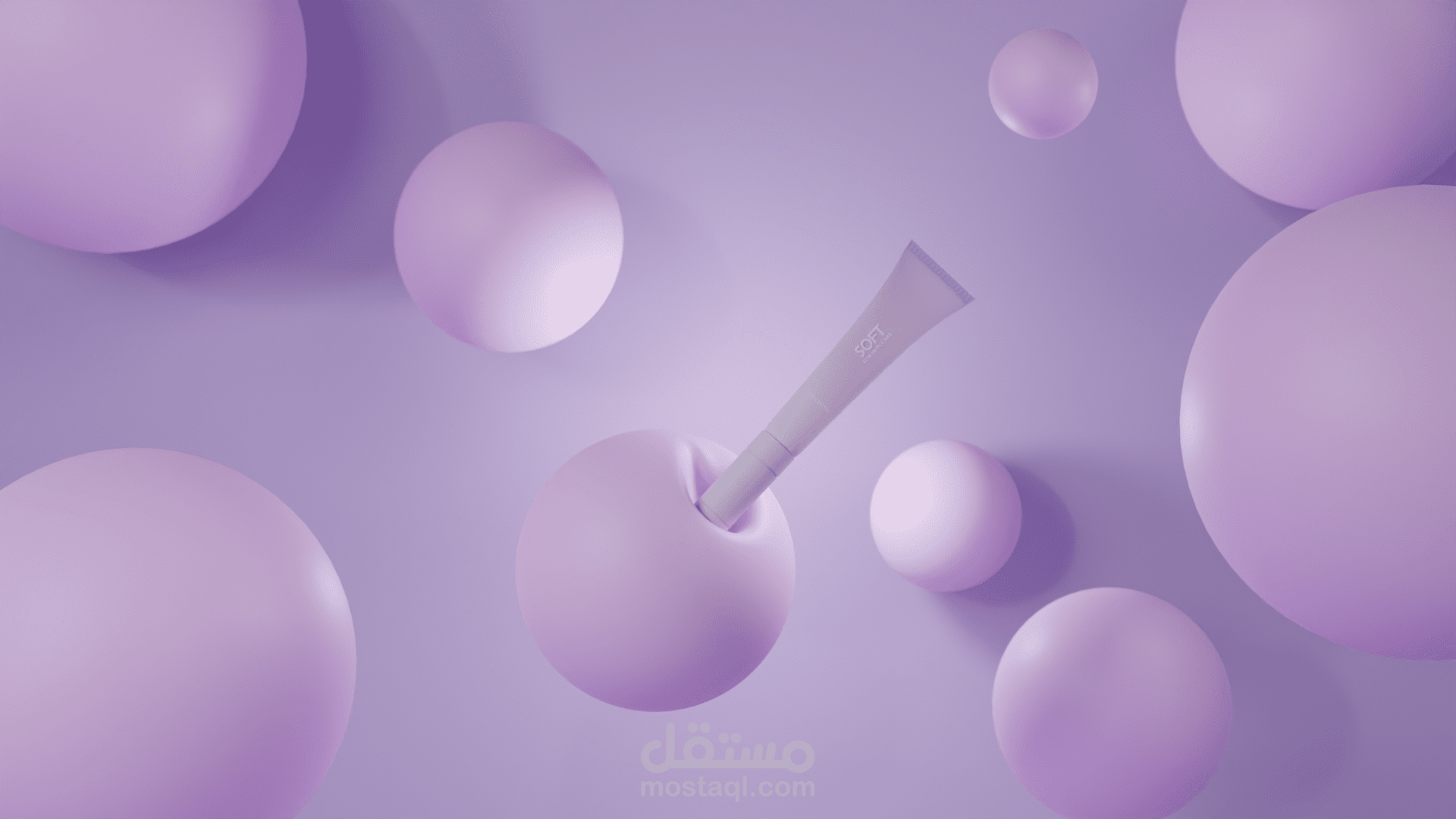 تصميم فيديو اعلاني لمنتجات عناية بالبشرة / 3D Animated product commercial