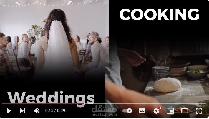 مهاراتى فى مونتاج الفيديوهات