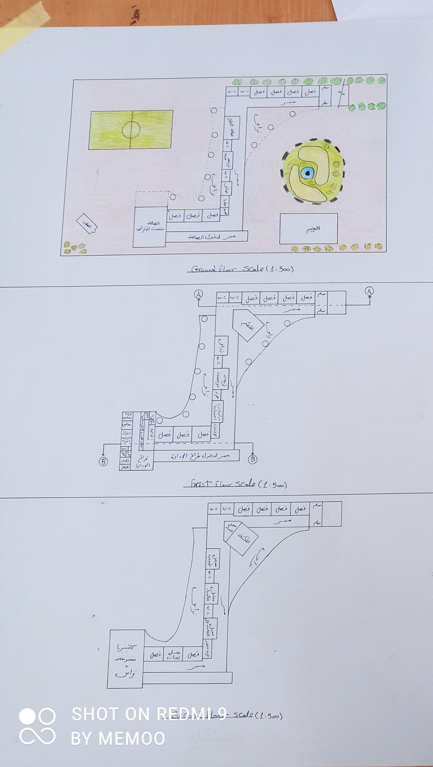 مشروع مقترح تصميم مدرسة