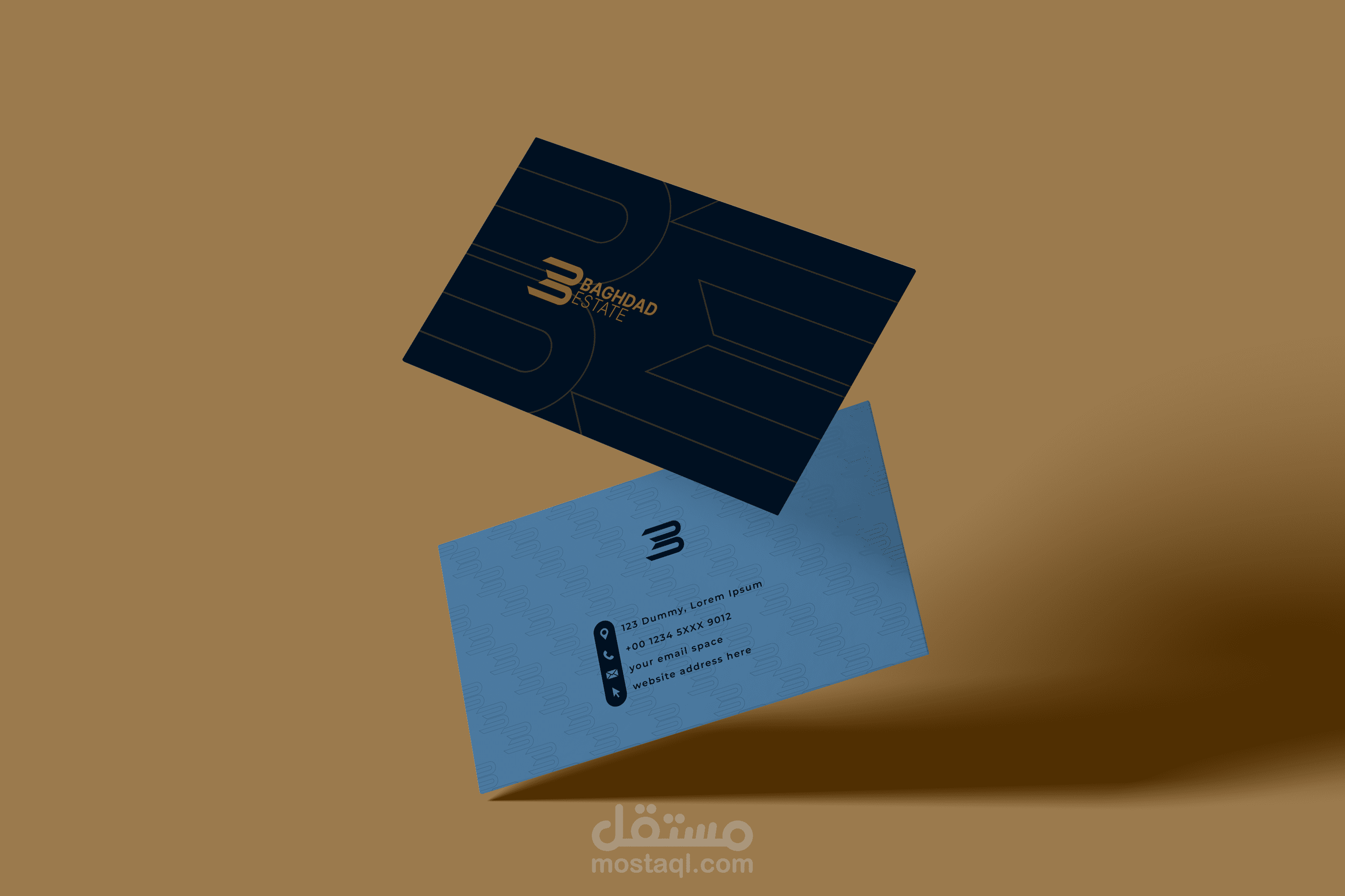 كارت اعمال لشركة عقارية