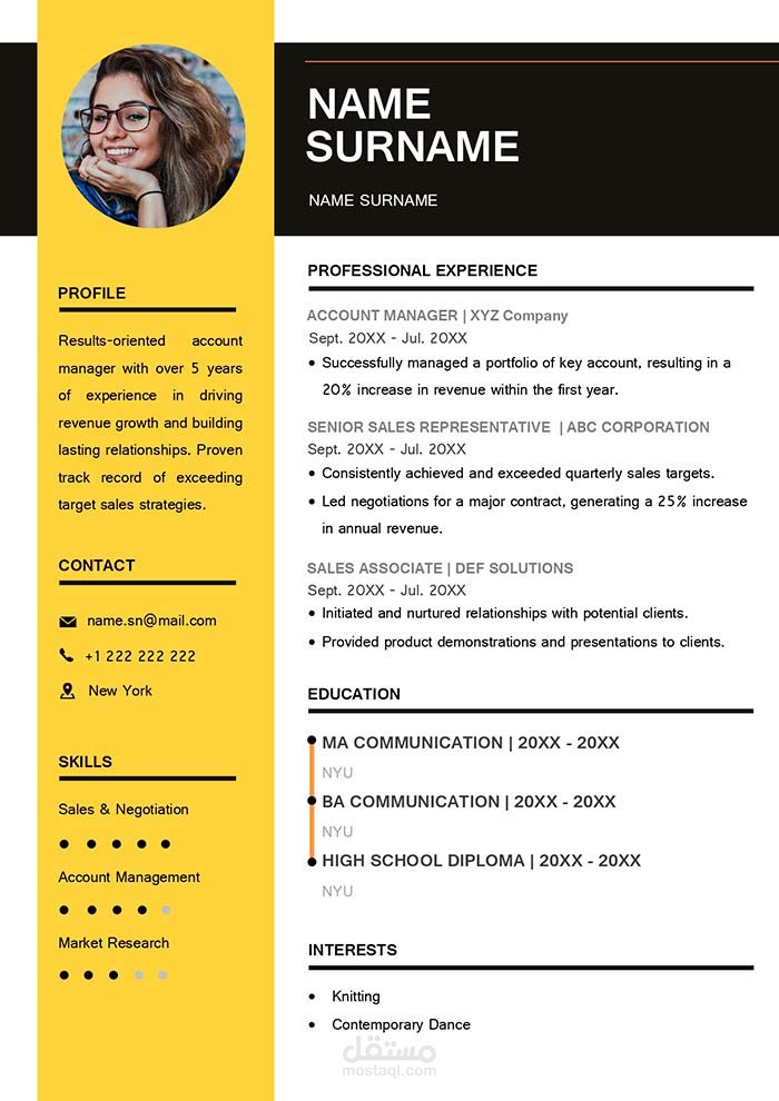 تصميم وكتابة السيرة الذاتية (CV) احترافية بنظام الـ ATS