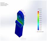 عمل تحليل اجهادات للمكونات الميكانيكية FEA  بواسطة برنامج سولدورك solidworks
