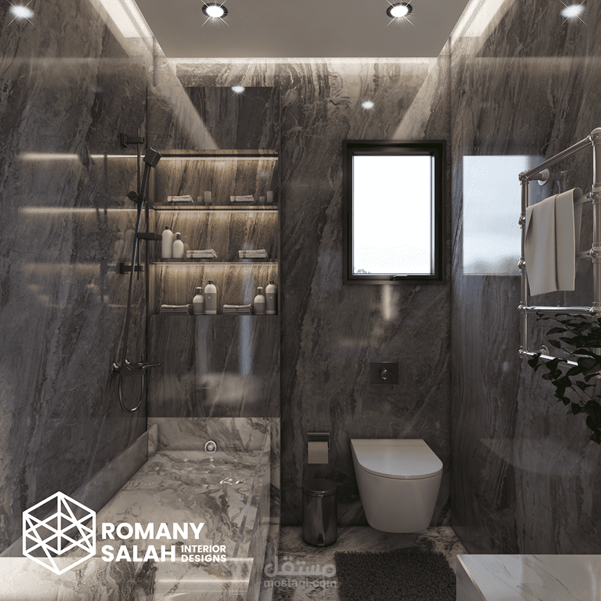 Master bathroom design