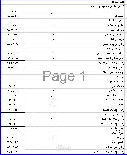 تسجيل الحسابات وعمل الميزانية السنوية