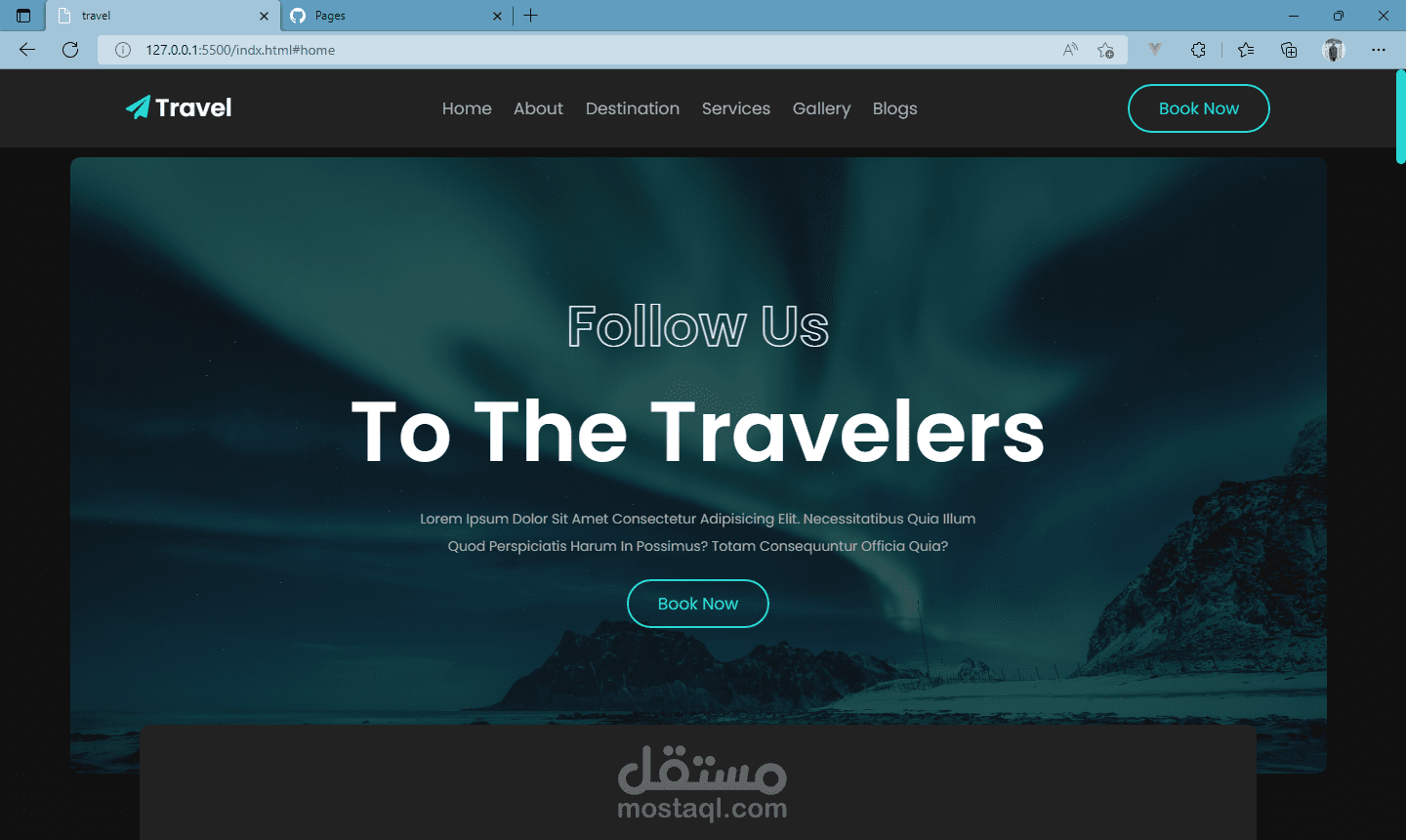 Travel Website