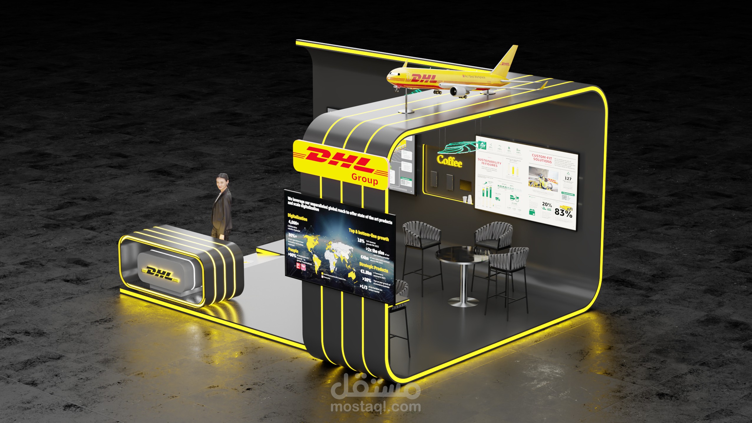 DHL Exhibition Booth Design 2
