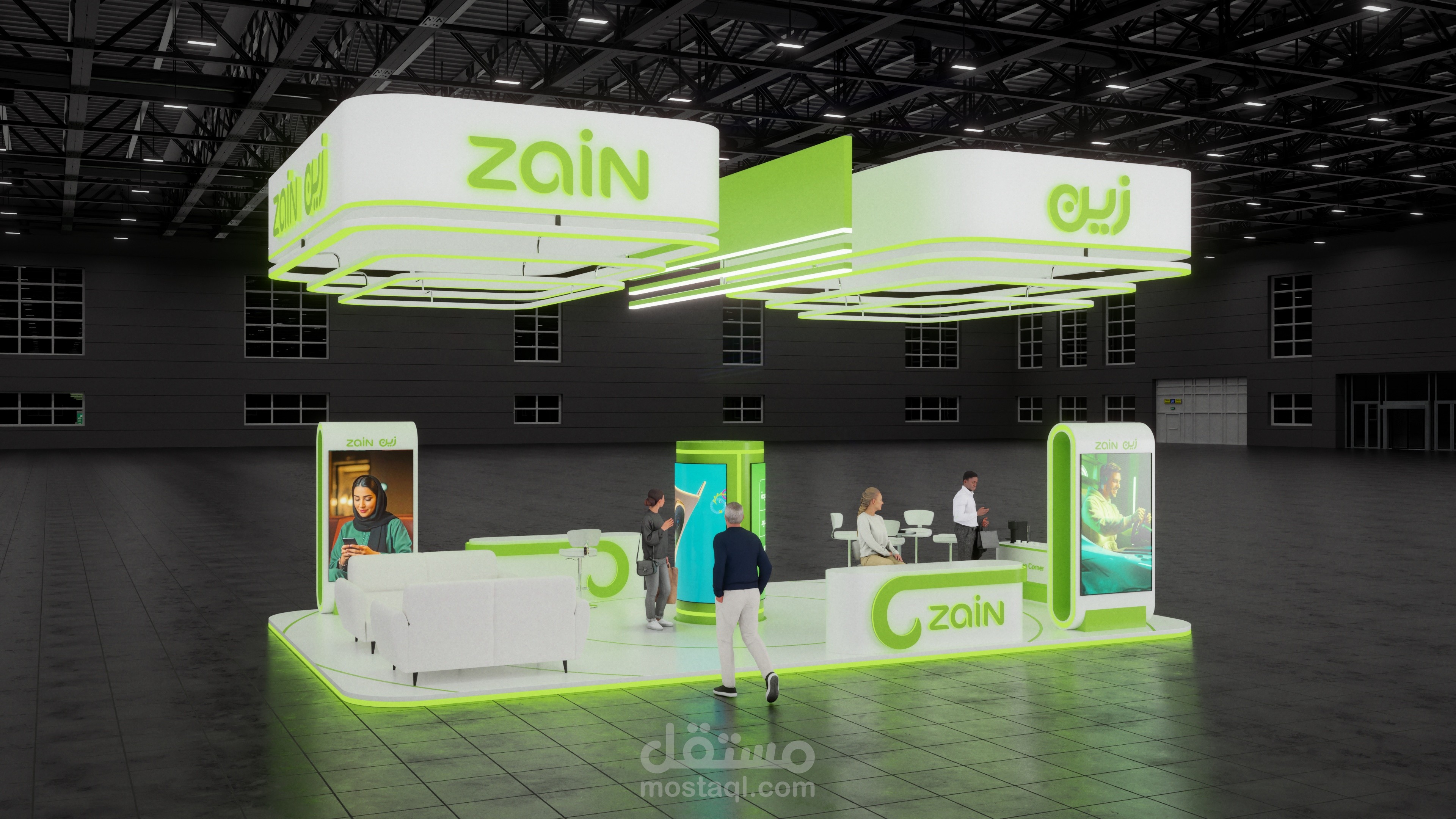 Zain | Exhibition Booth Design Proposal